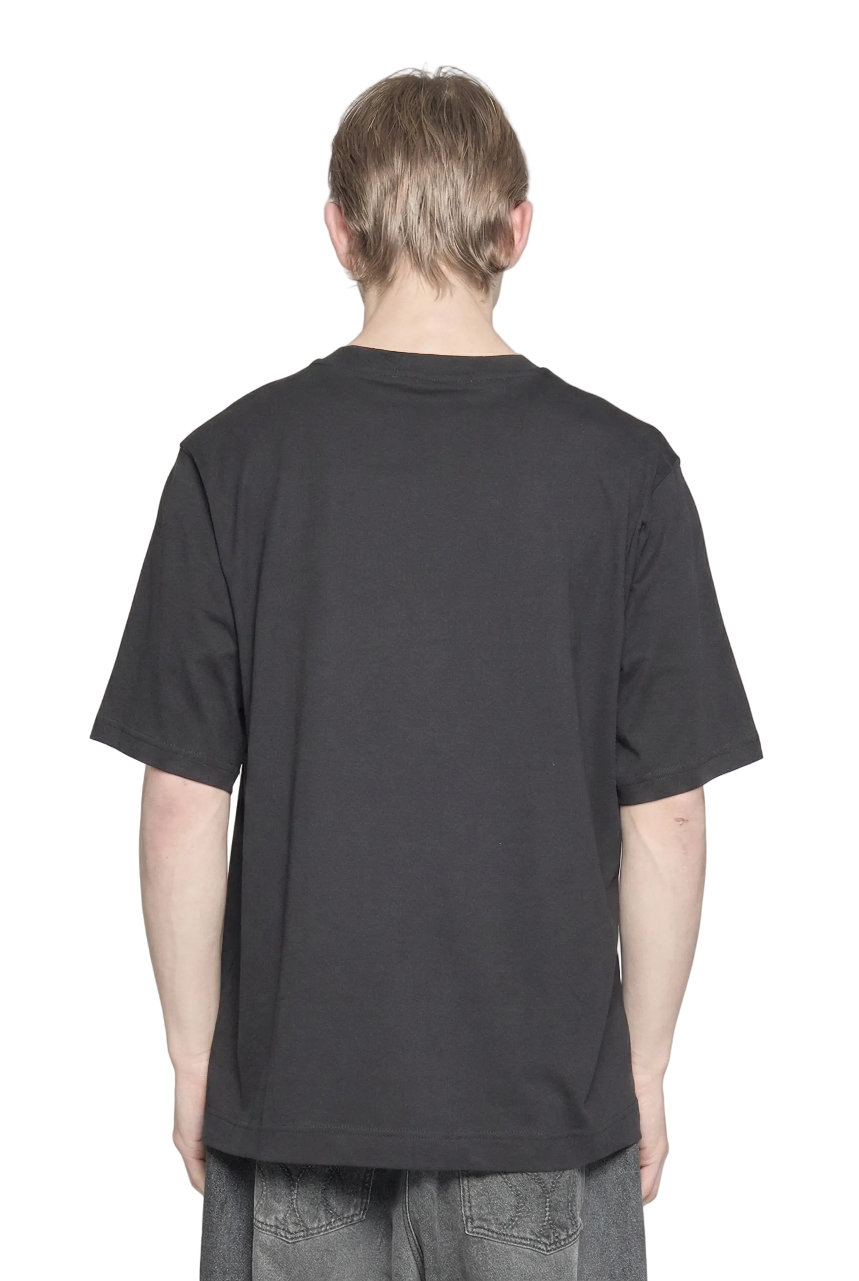 Baby tee i hate love - black