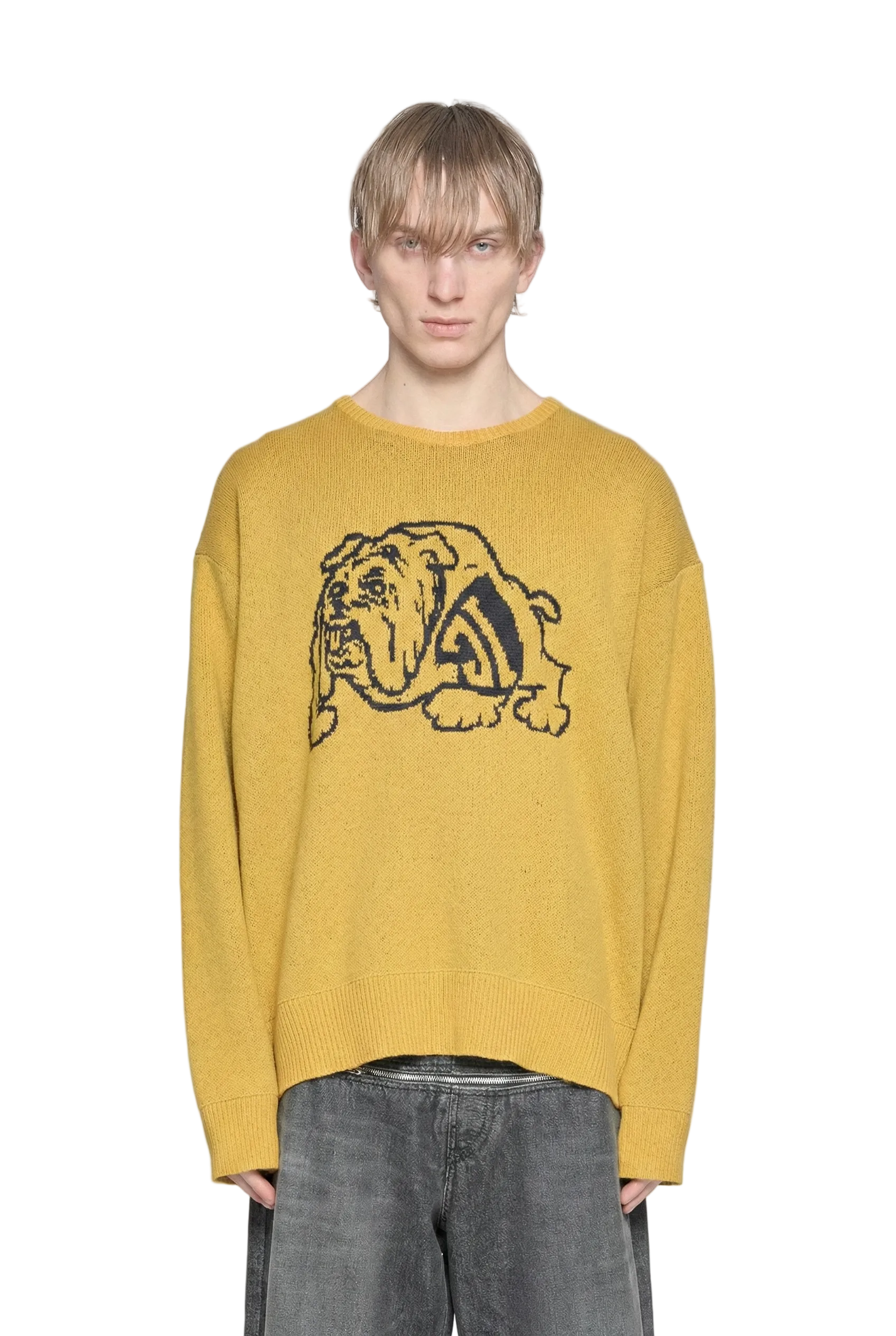 Bulldog jumper - mustard