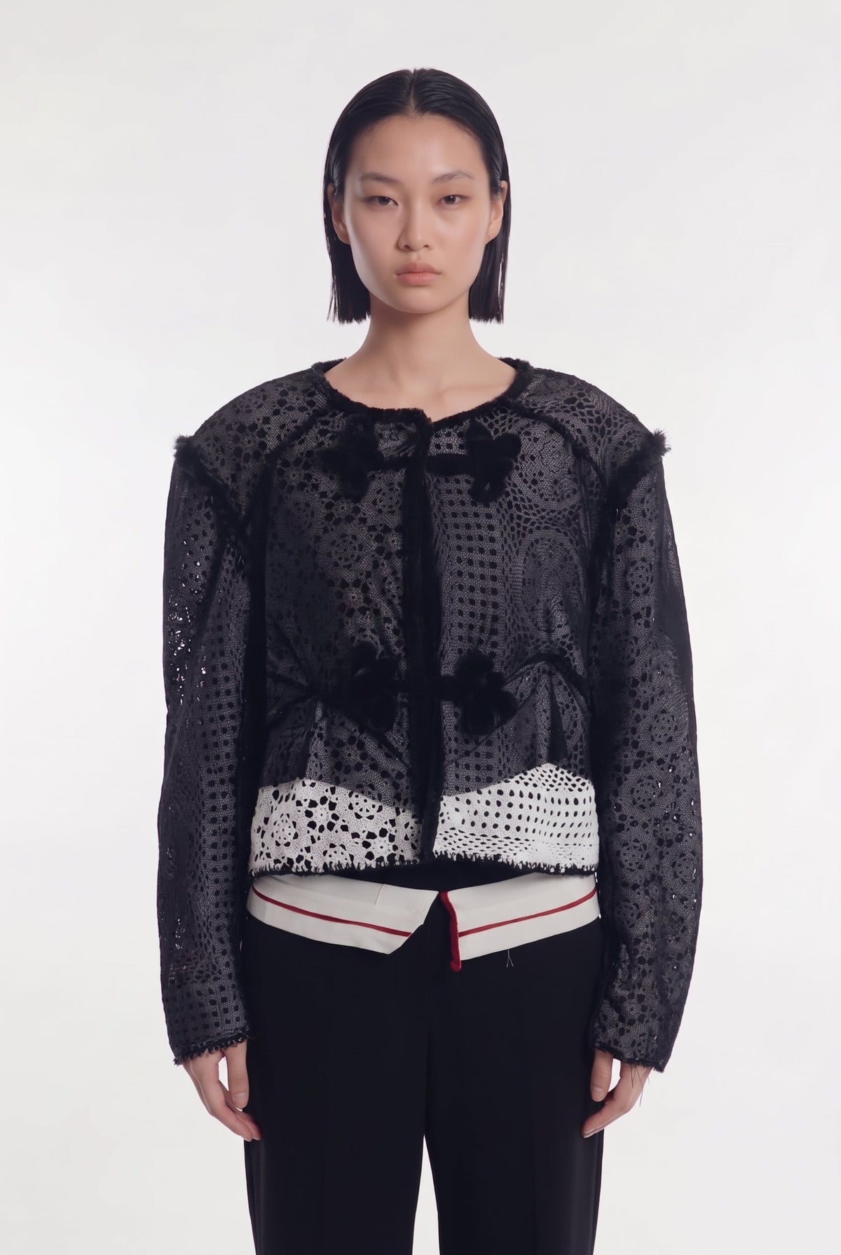 Giacca corredo crochet