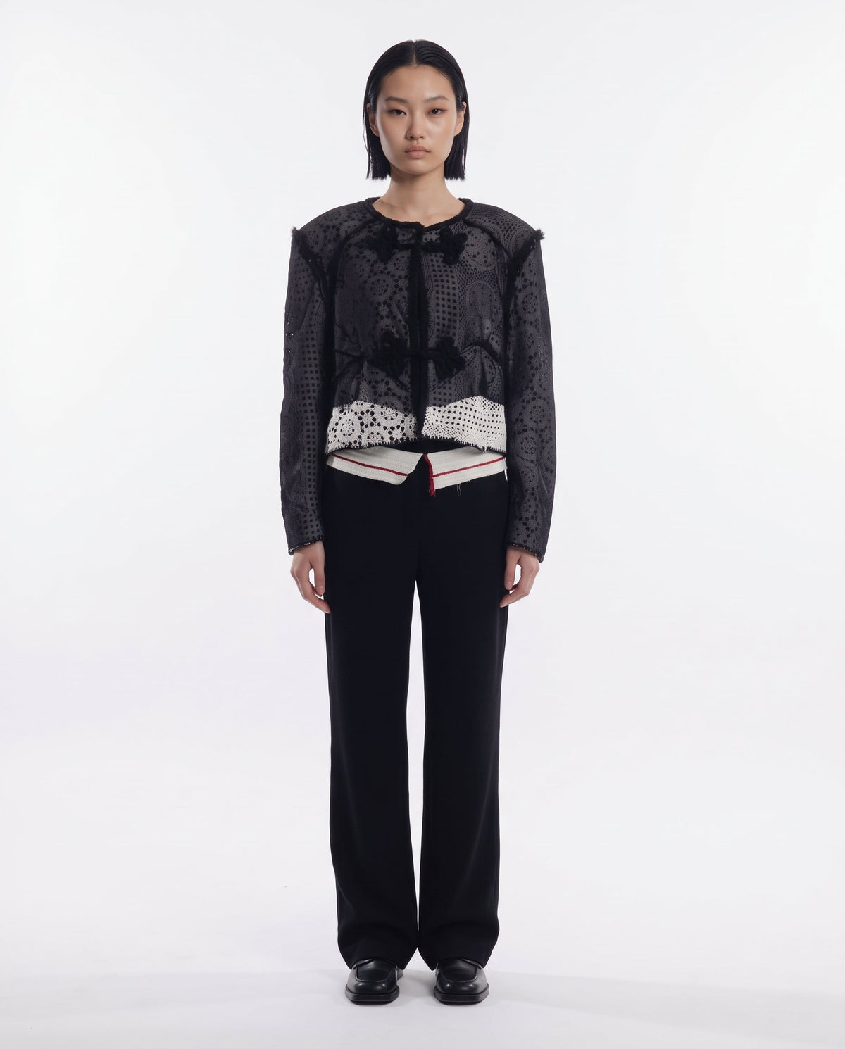 Giacca corredo crochet