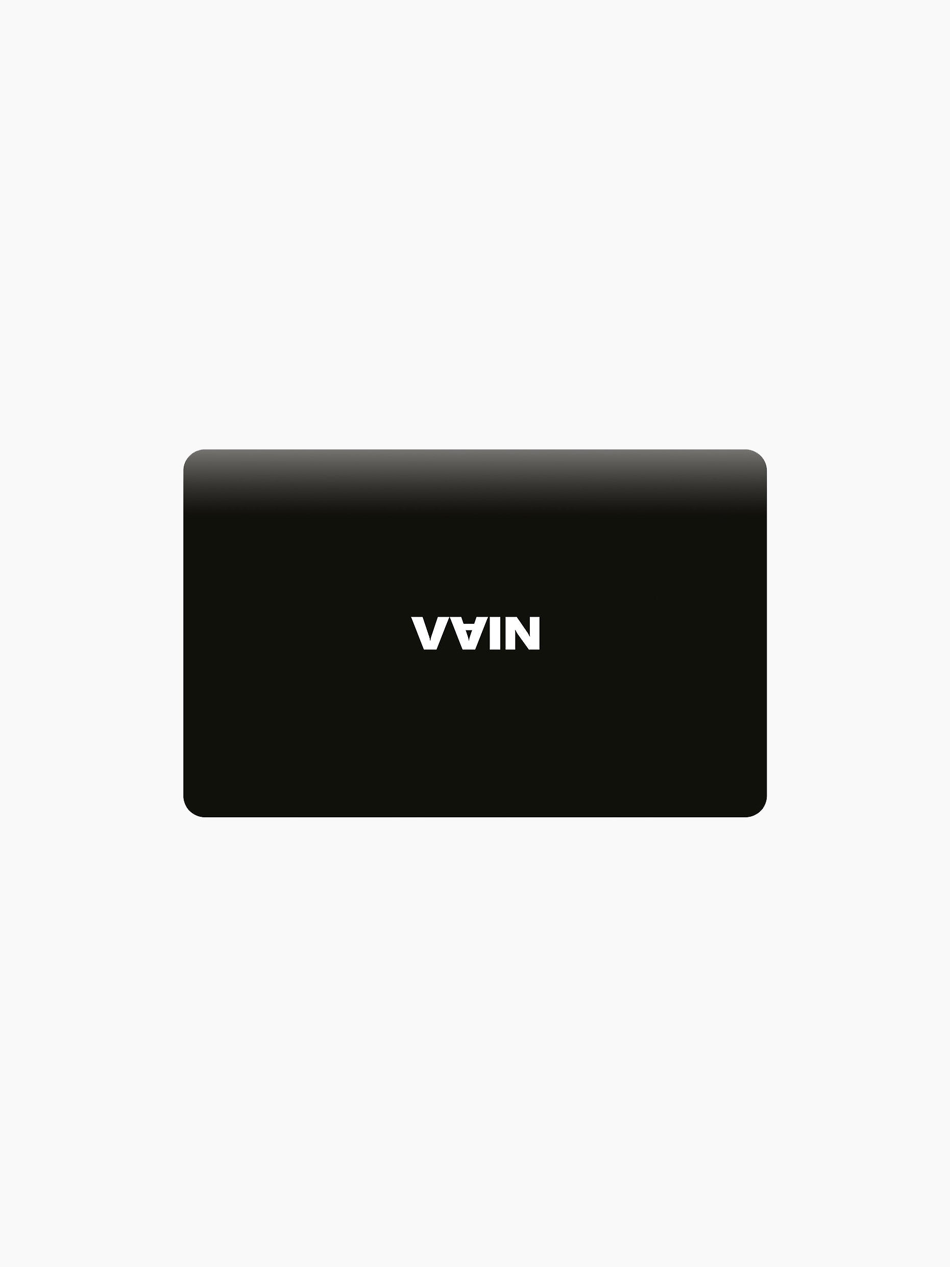 Vain gift card