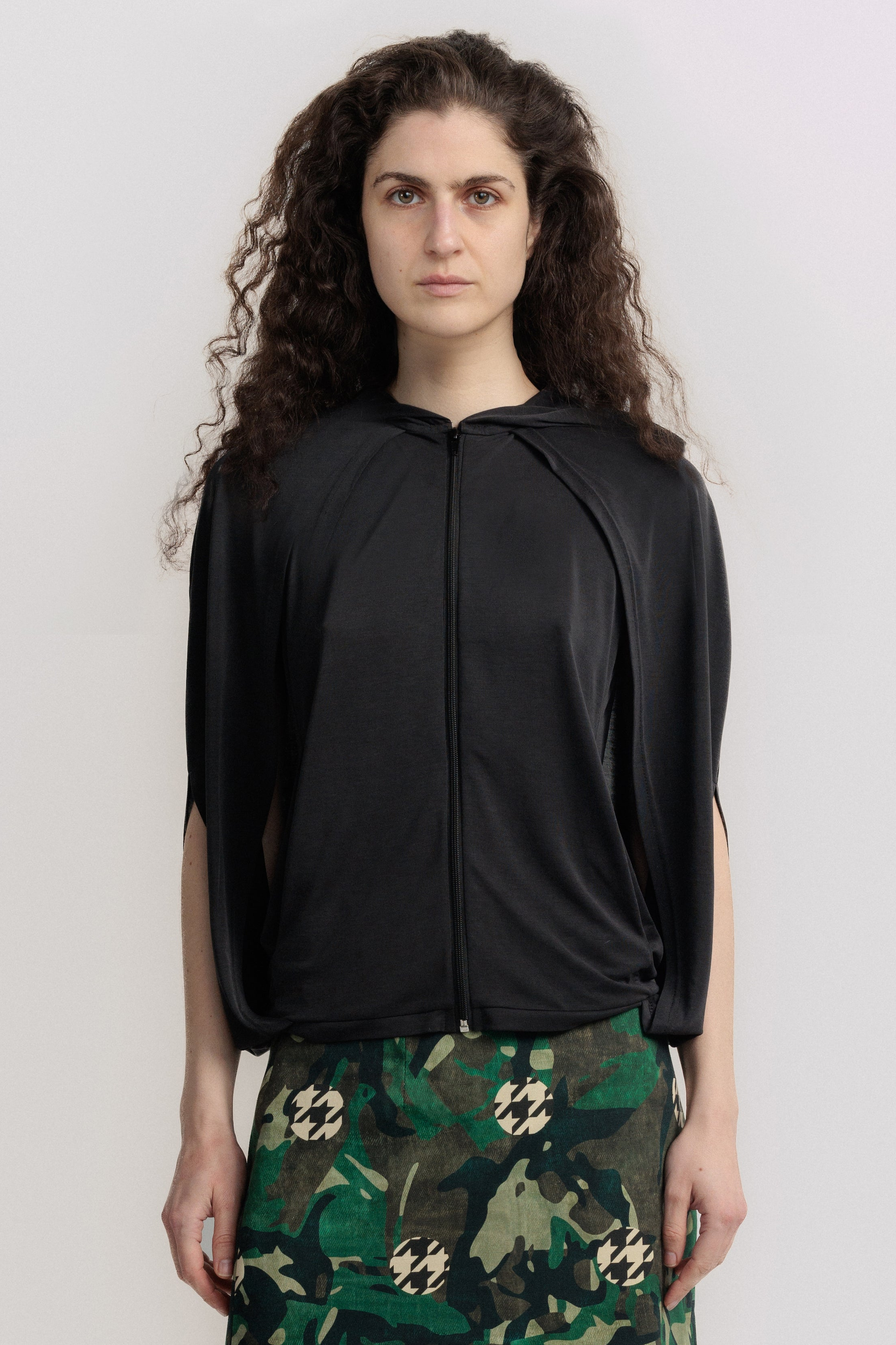 Cape hoodie charcoal
