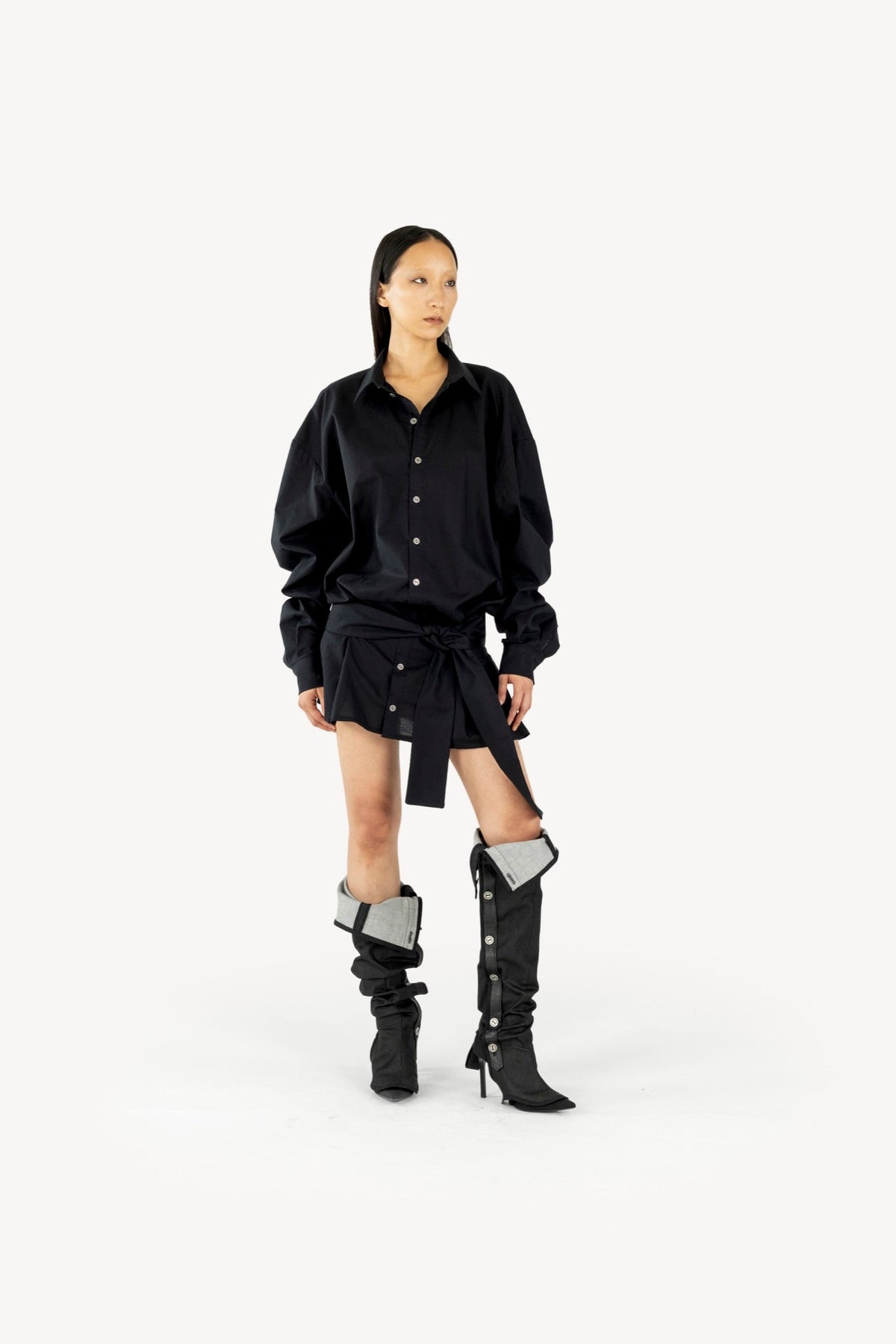 Shirtdress black