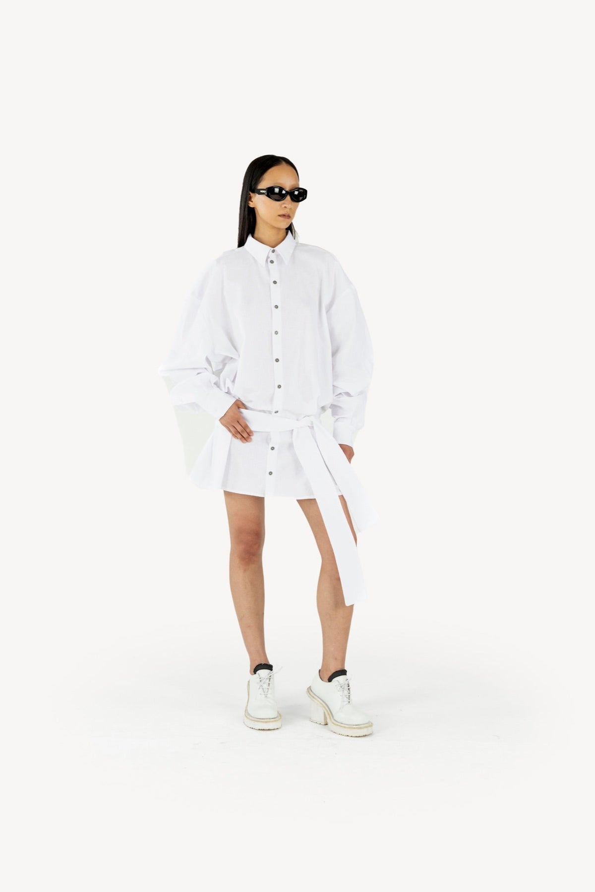 Shirtdress white