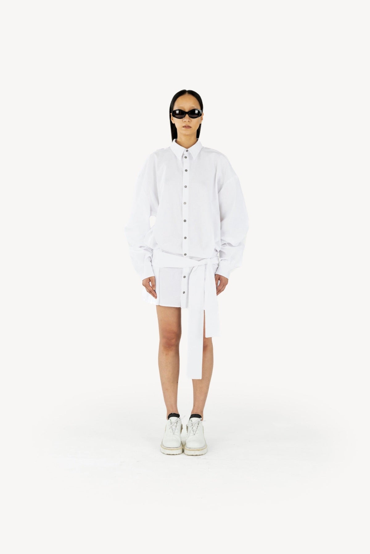 Shirtdress white