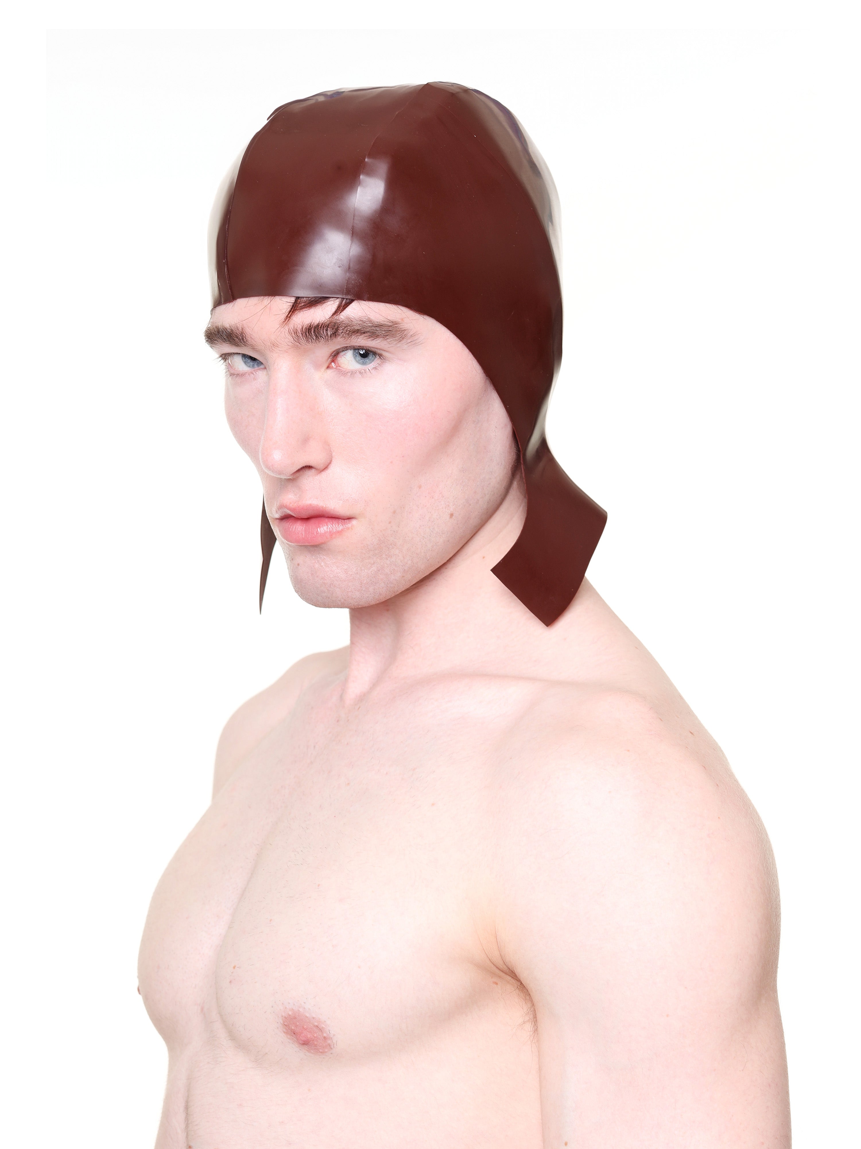 Harri brown cap with ear flaps