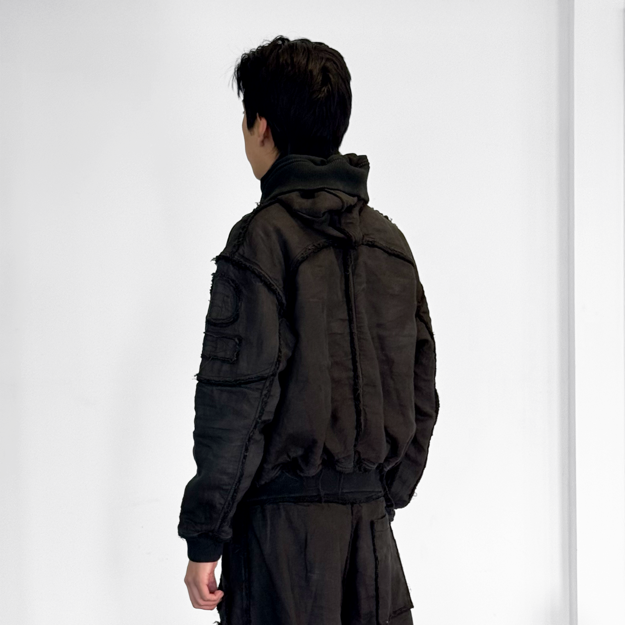Mourning army hoodie - black