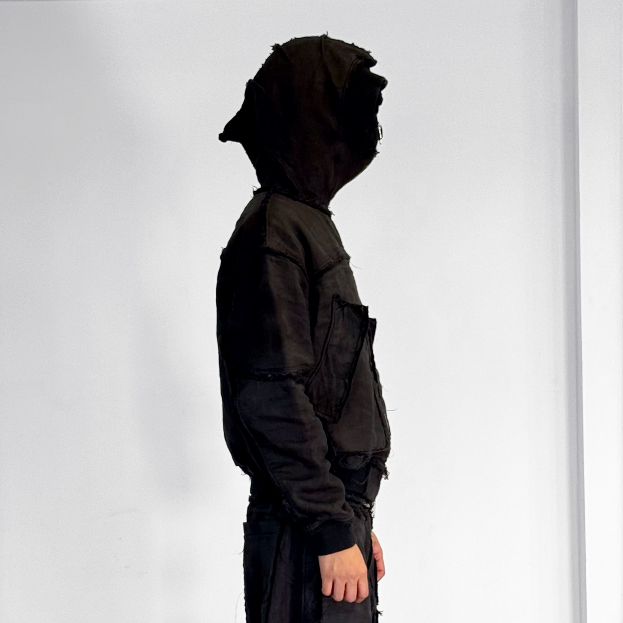 Mourning army hoodie - black