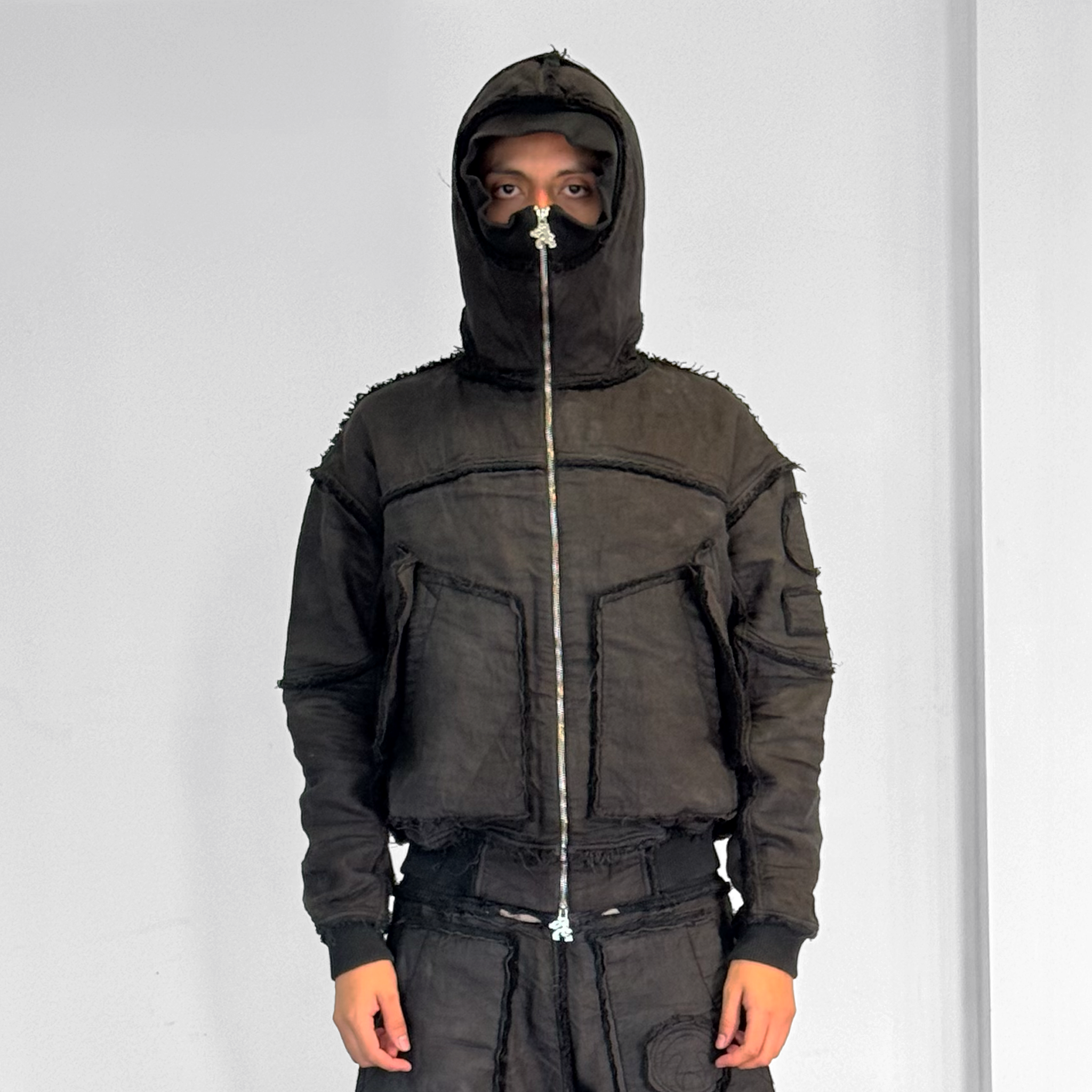 Mourning army hoodie - black