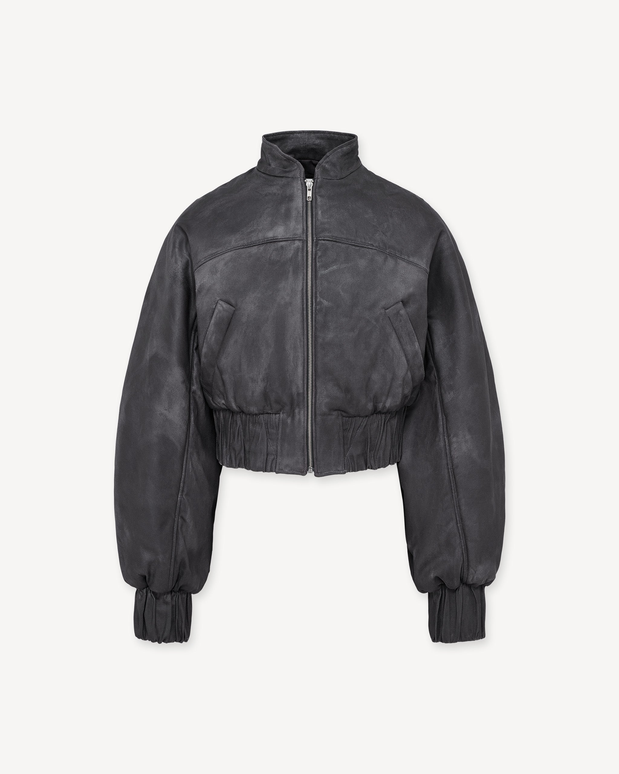 Bomber jacket grey (waxed)