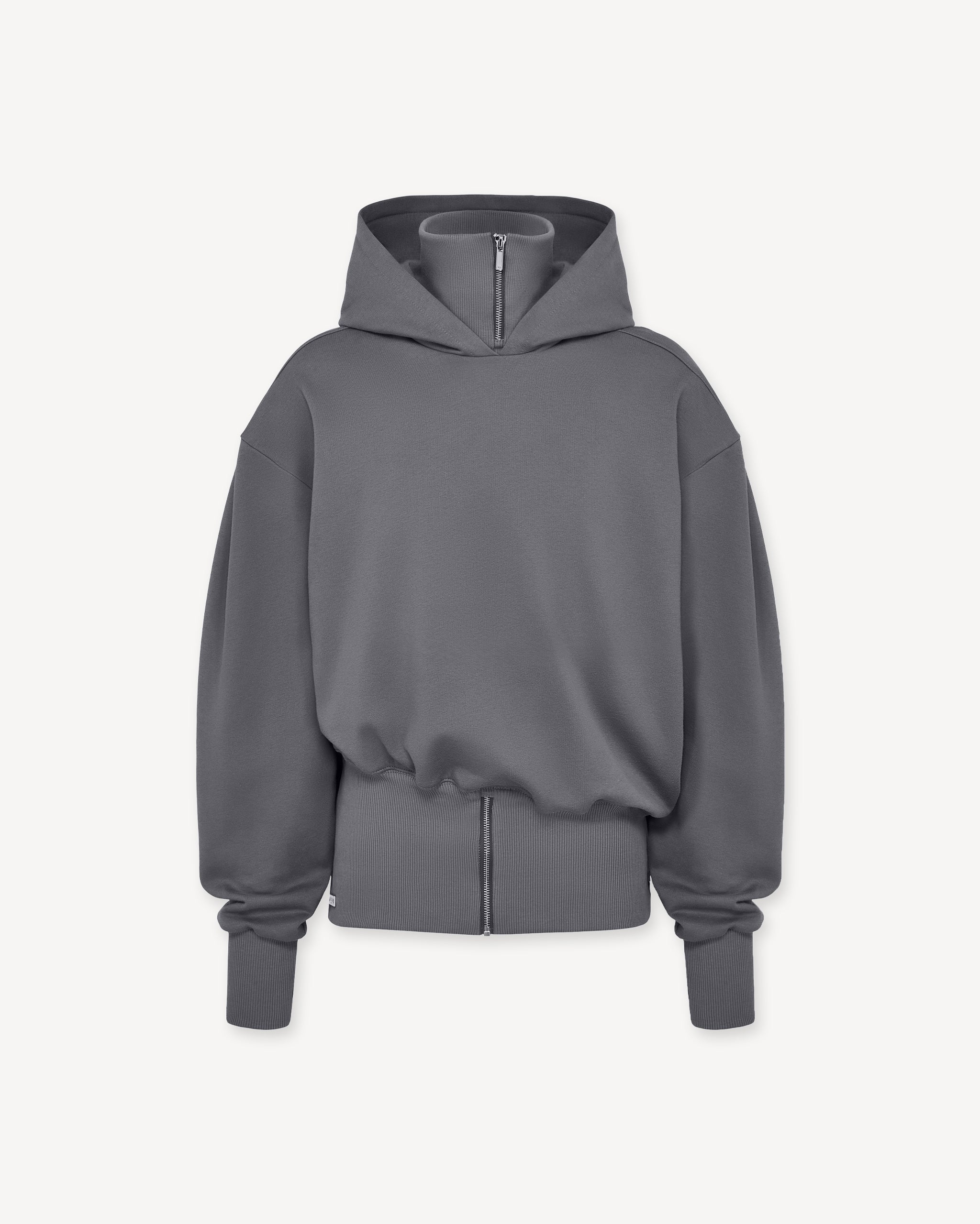 Zip hoodie grey