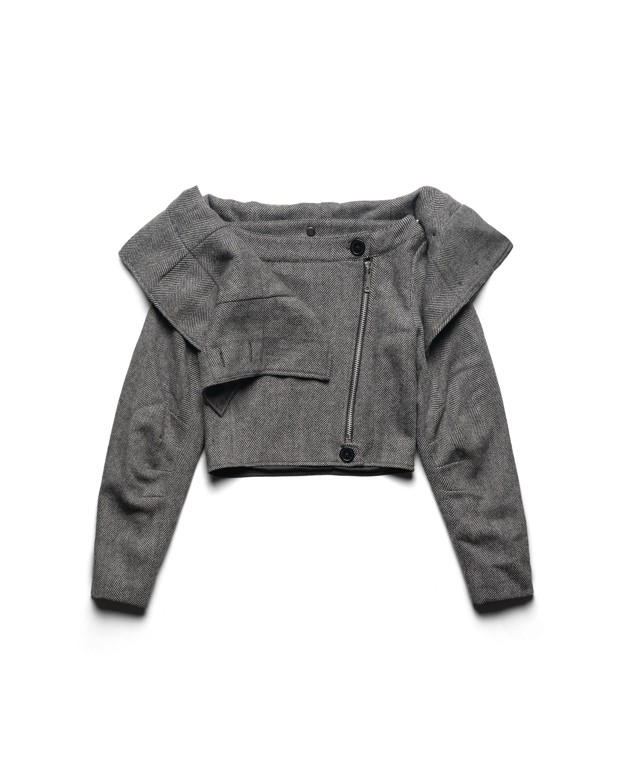 Herringbone transformer jacket