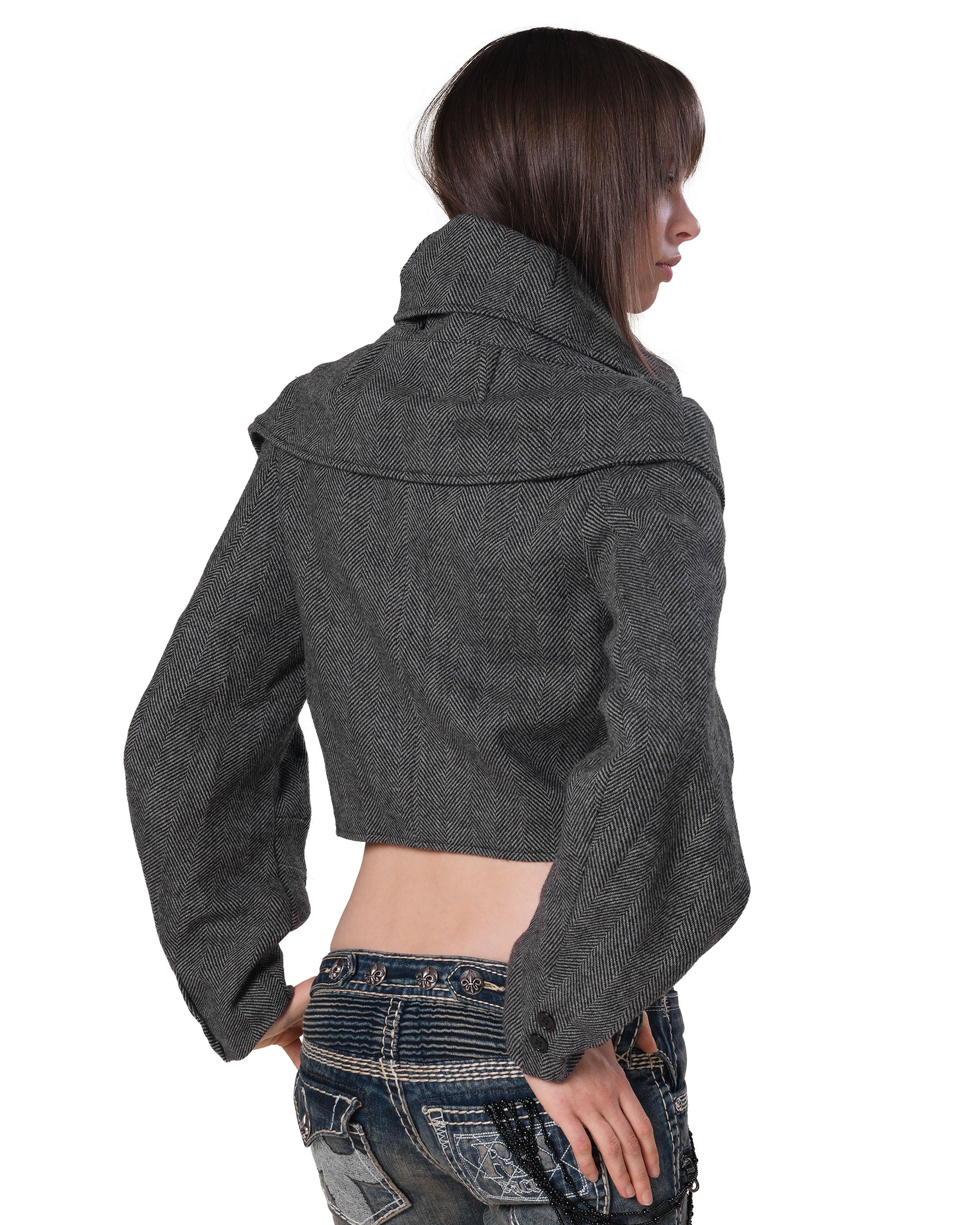 Herringbone transformer jacket