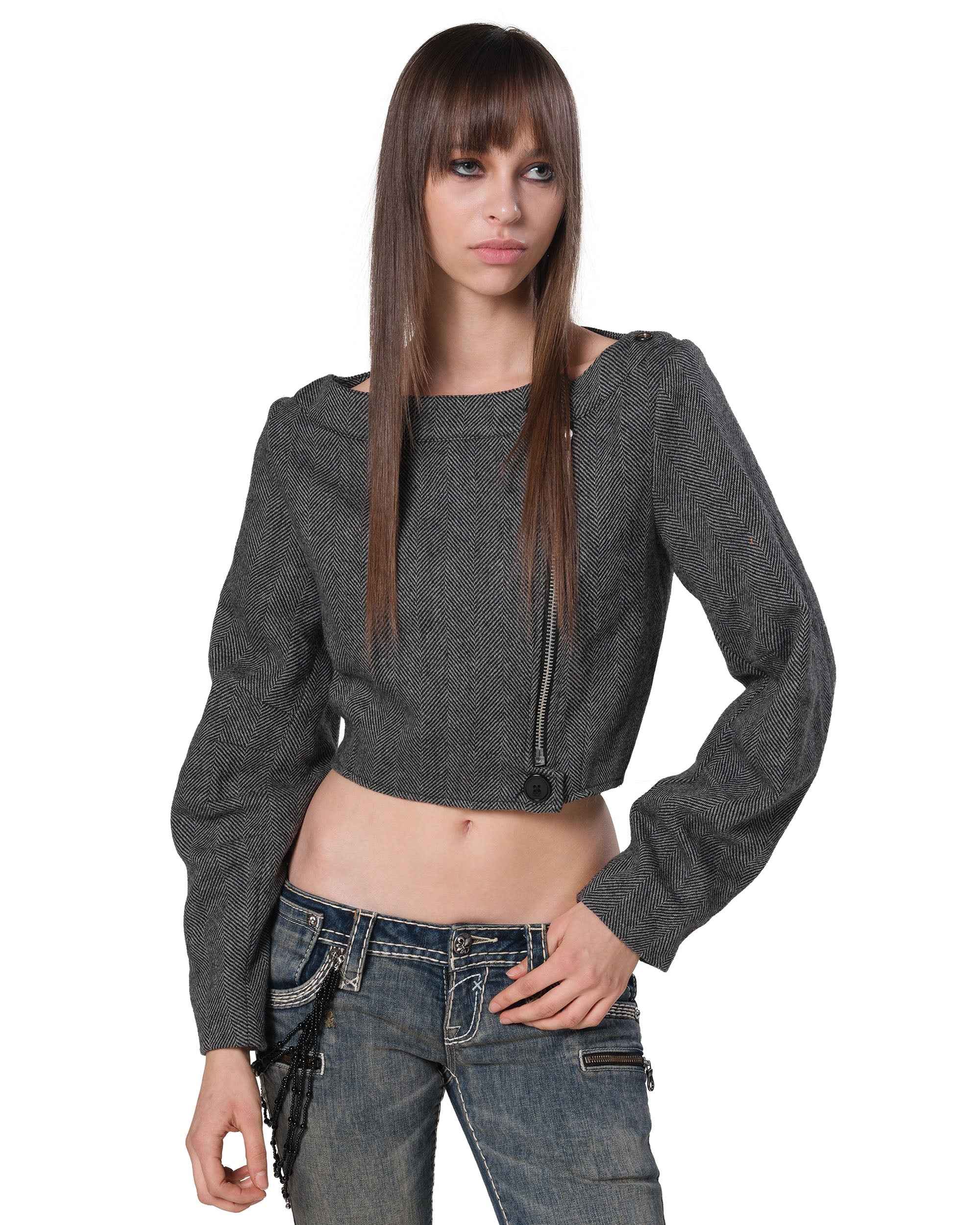 Herringbone transformer jacket
