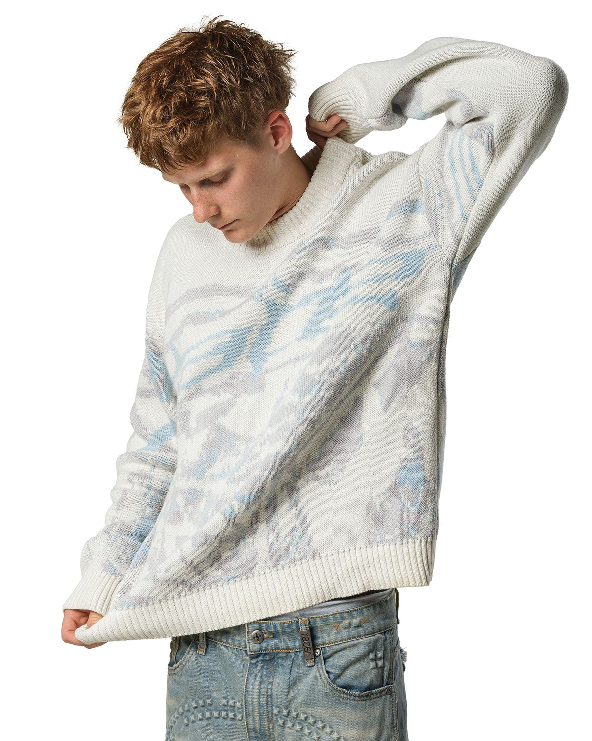 Ice knit sweater