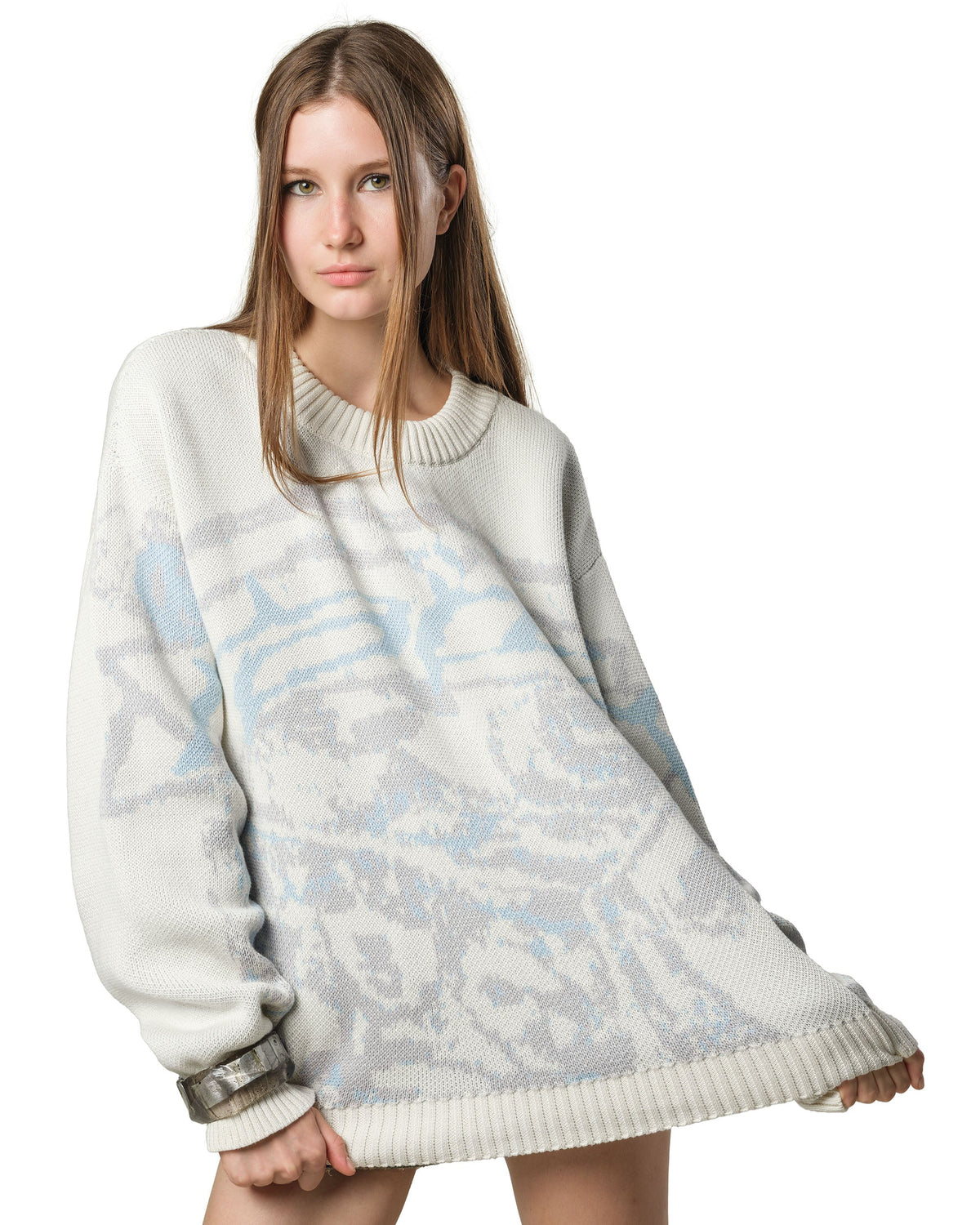 Ice knit sweater