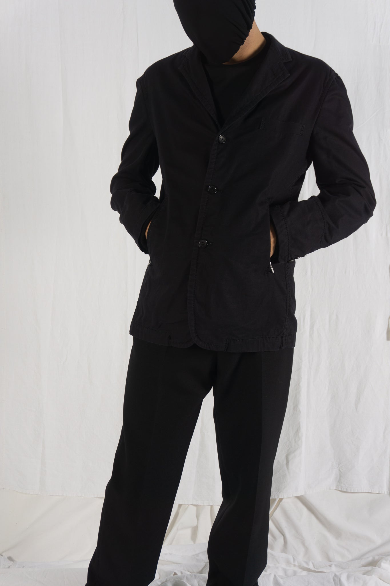 Comme des garçons homme a/w 2006 zip pockets jacket