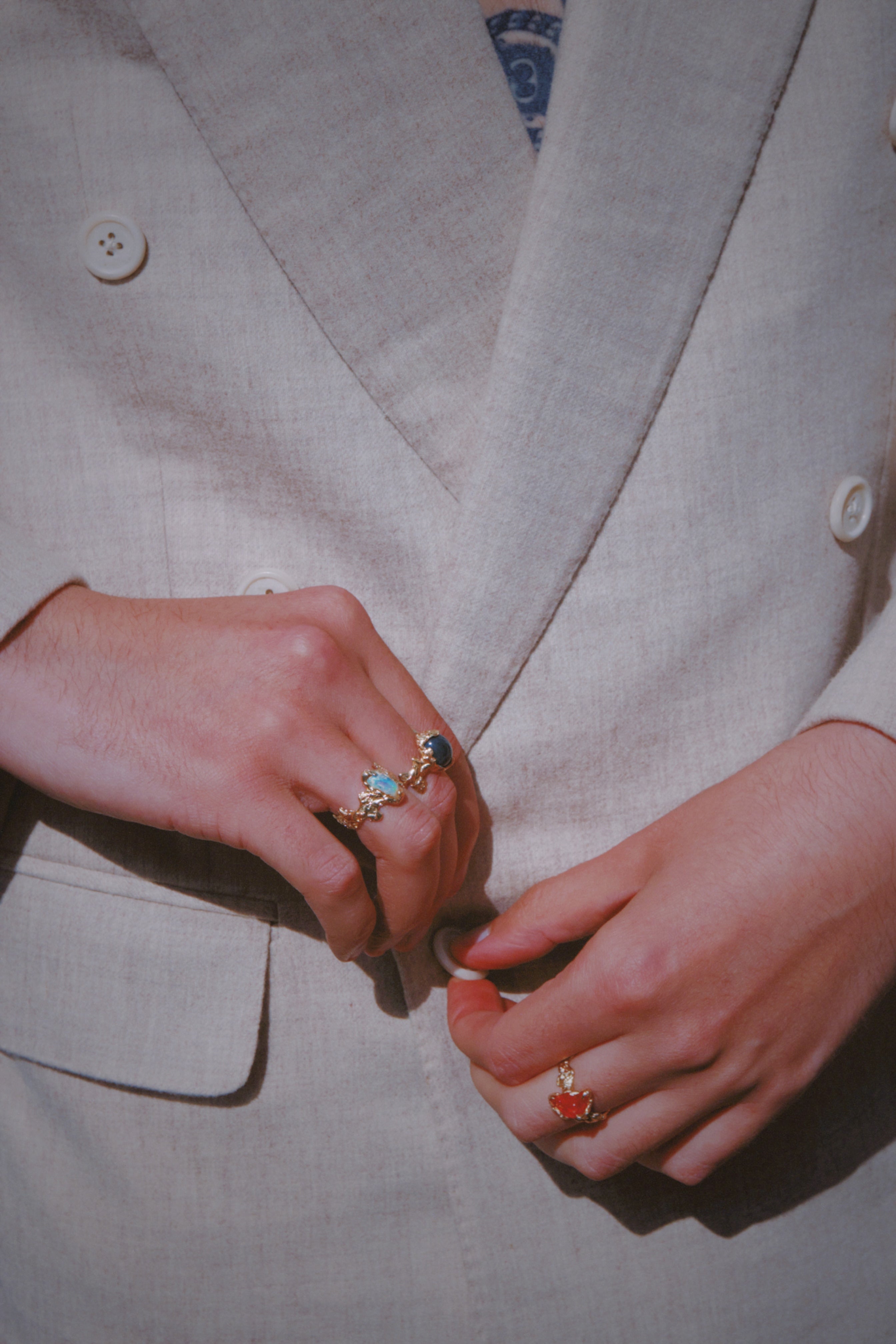 Serene ring - gold size l