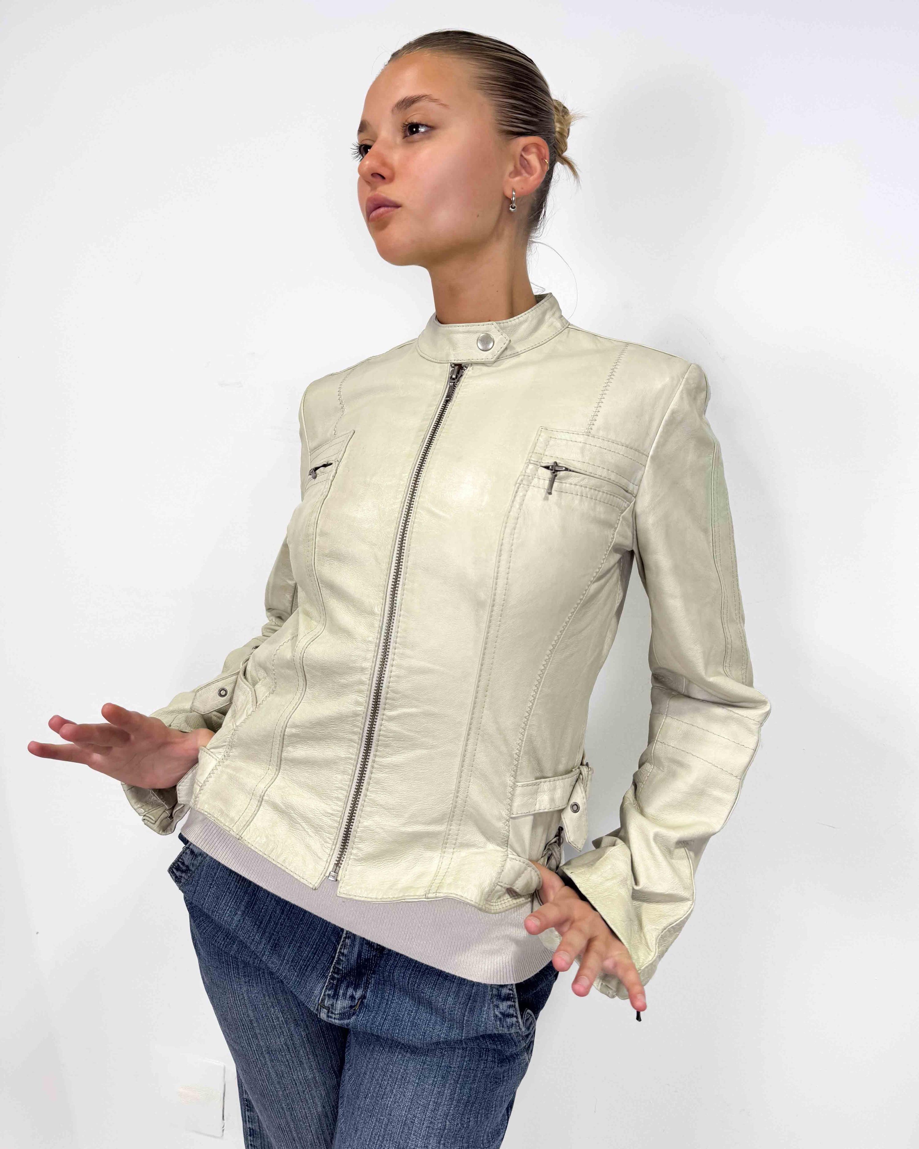 The demitra leather jacket
