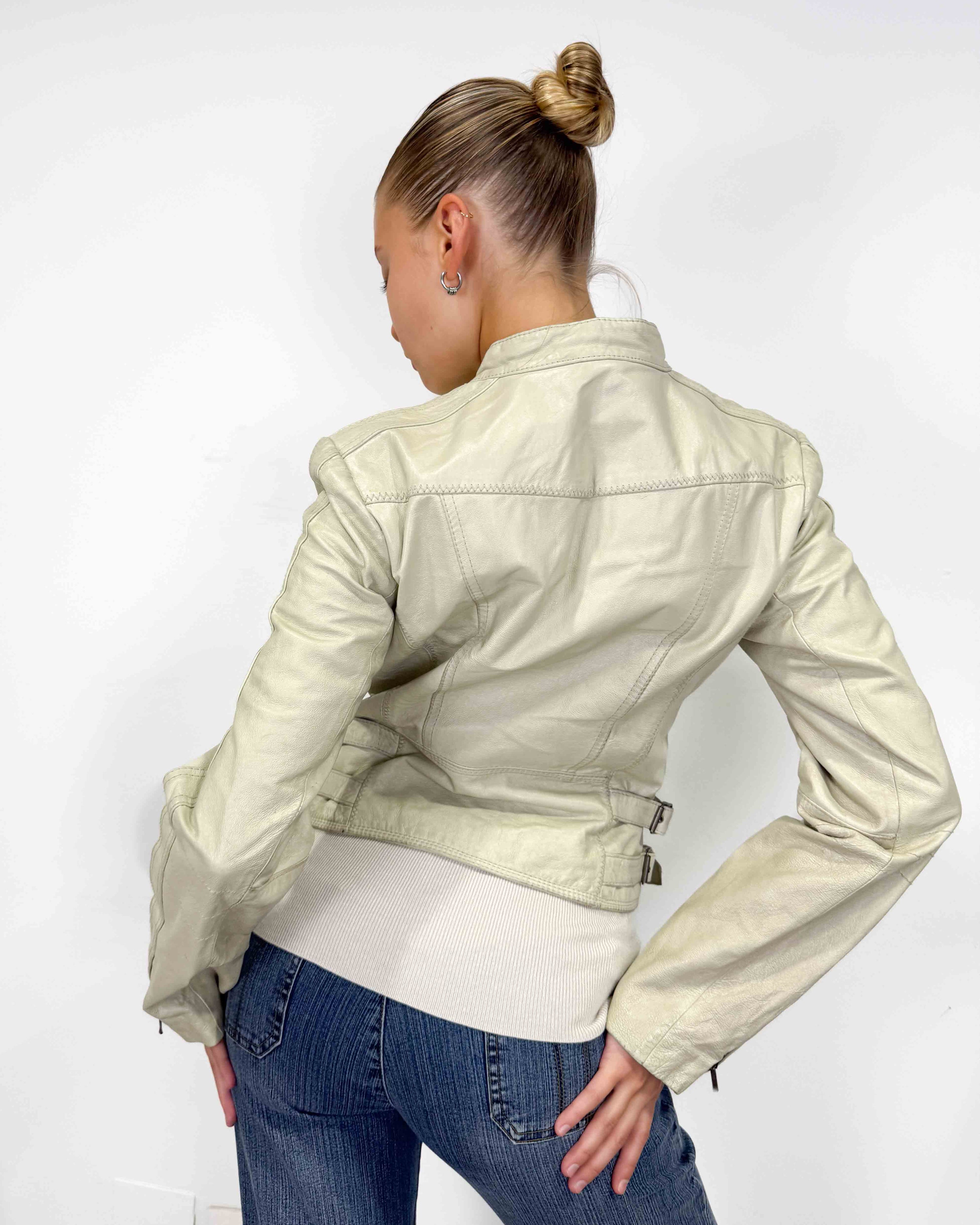 The demitra leather jacket