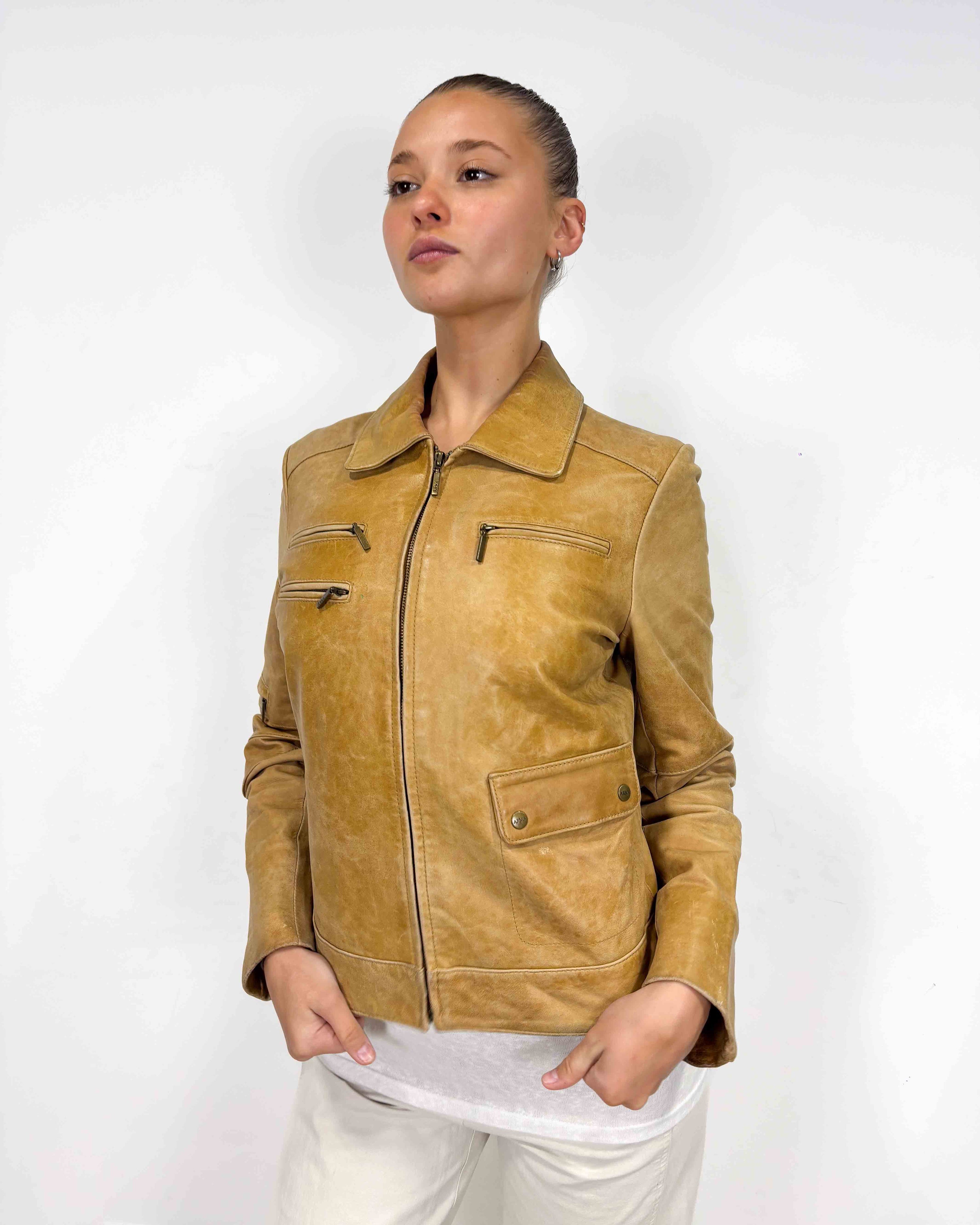 The yenna leather jacket