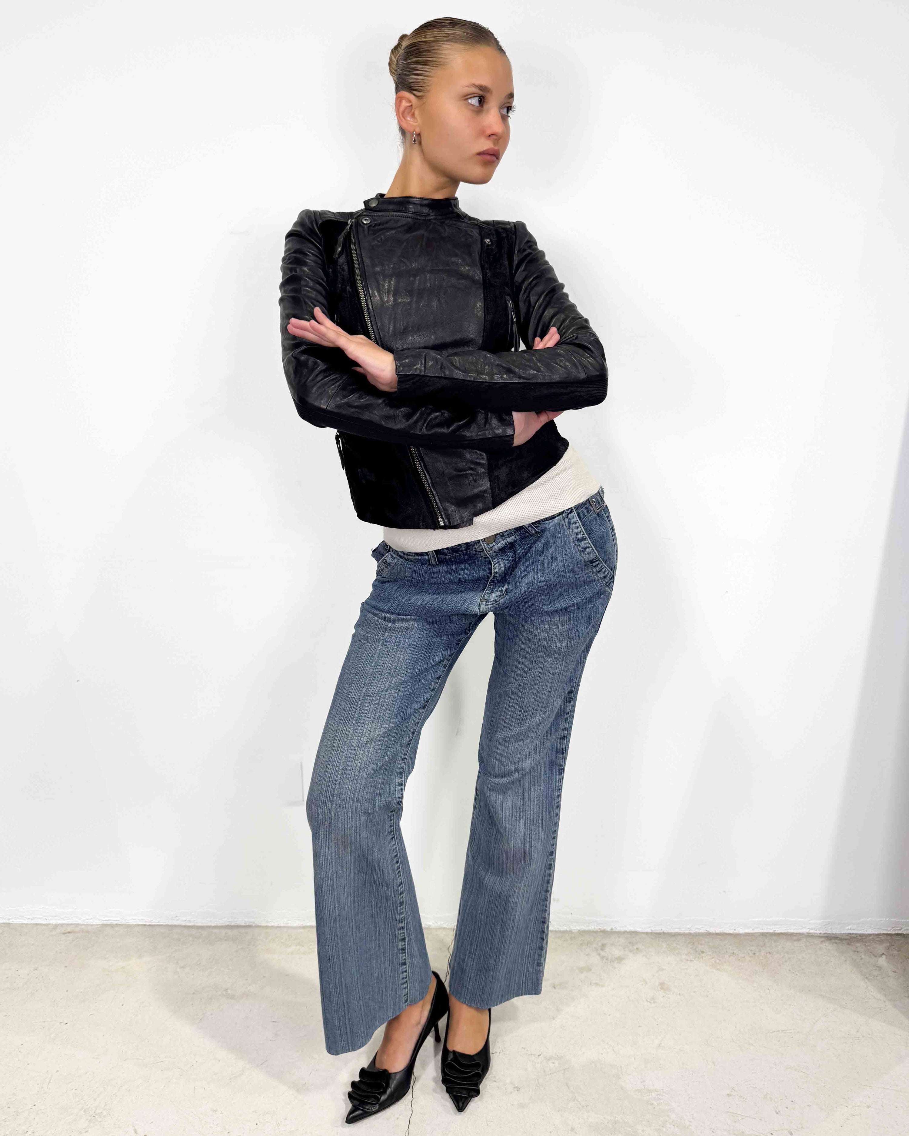 The noreen leather jacket