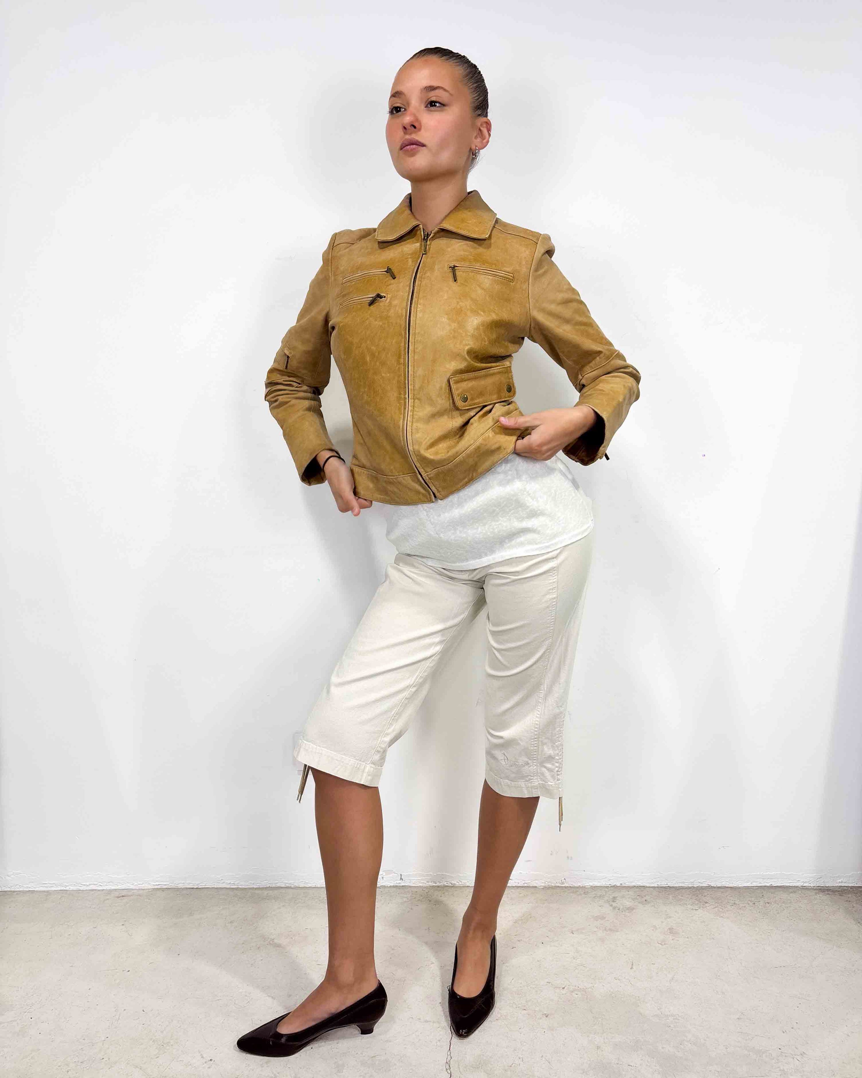 The yenna leather jacket