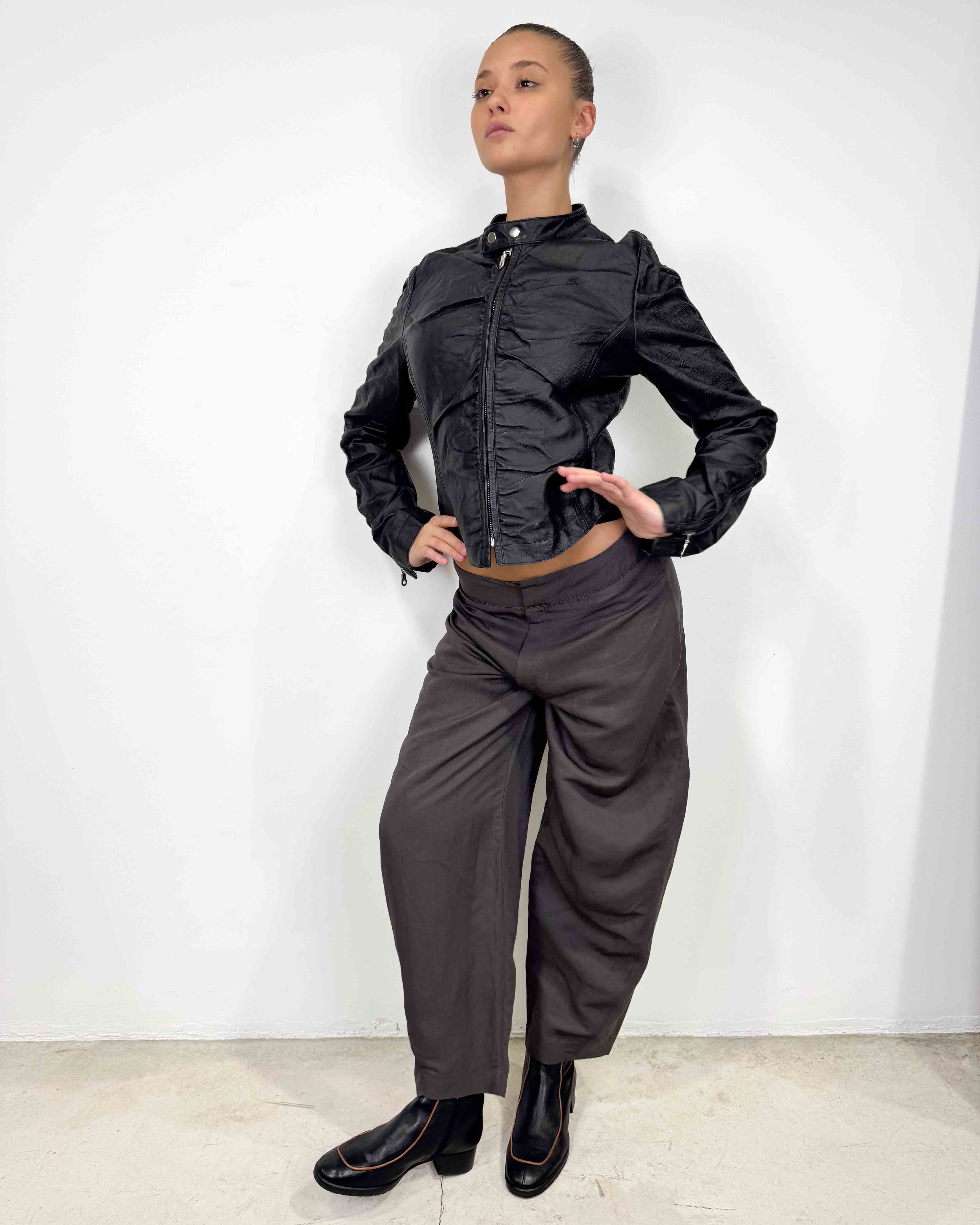 The tatiana leather jacket