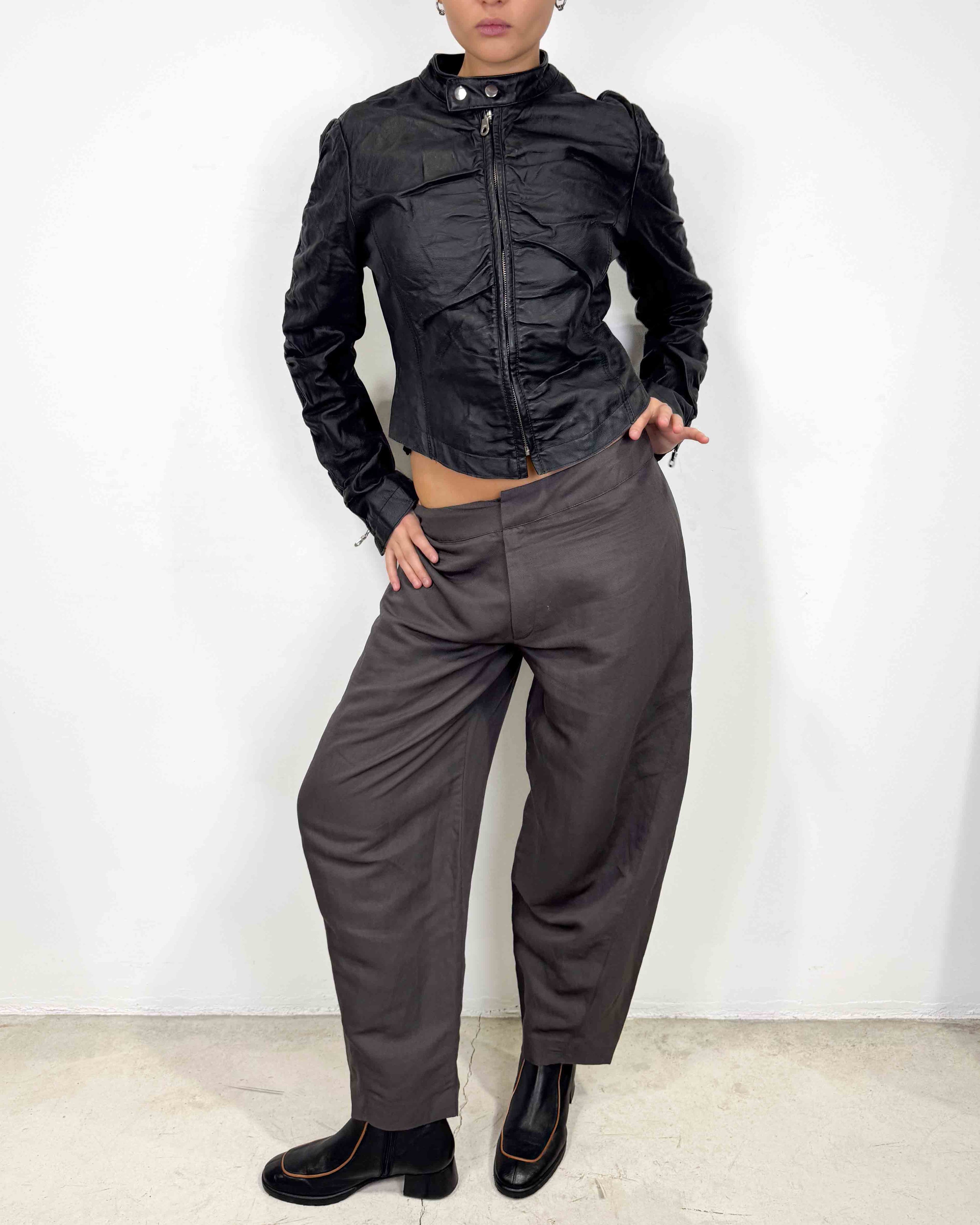 The tatiana leather jacket