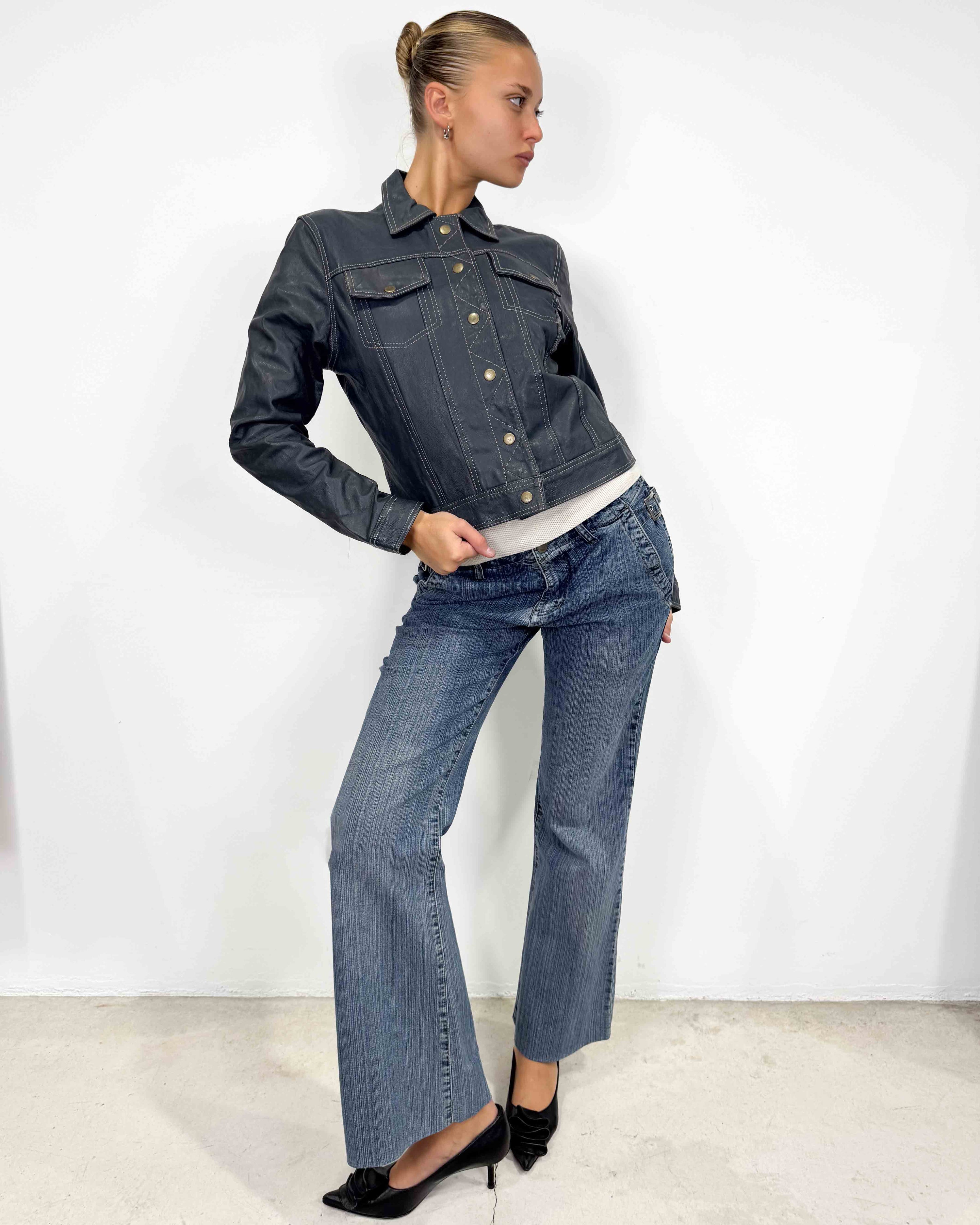 The azucena leather jacket