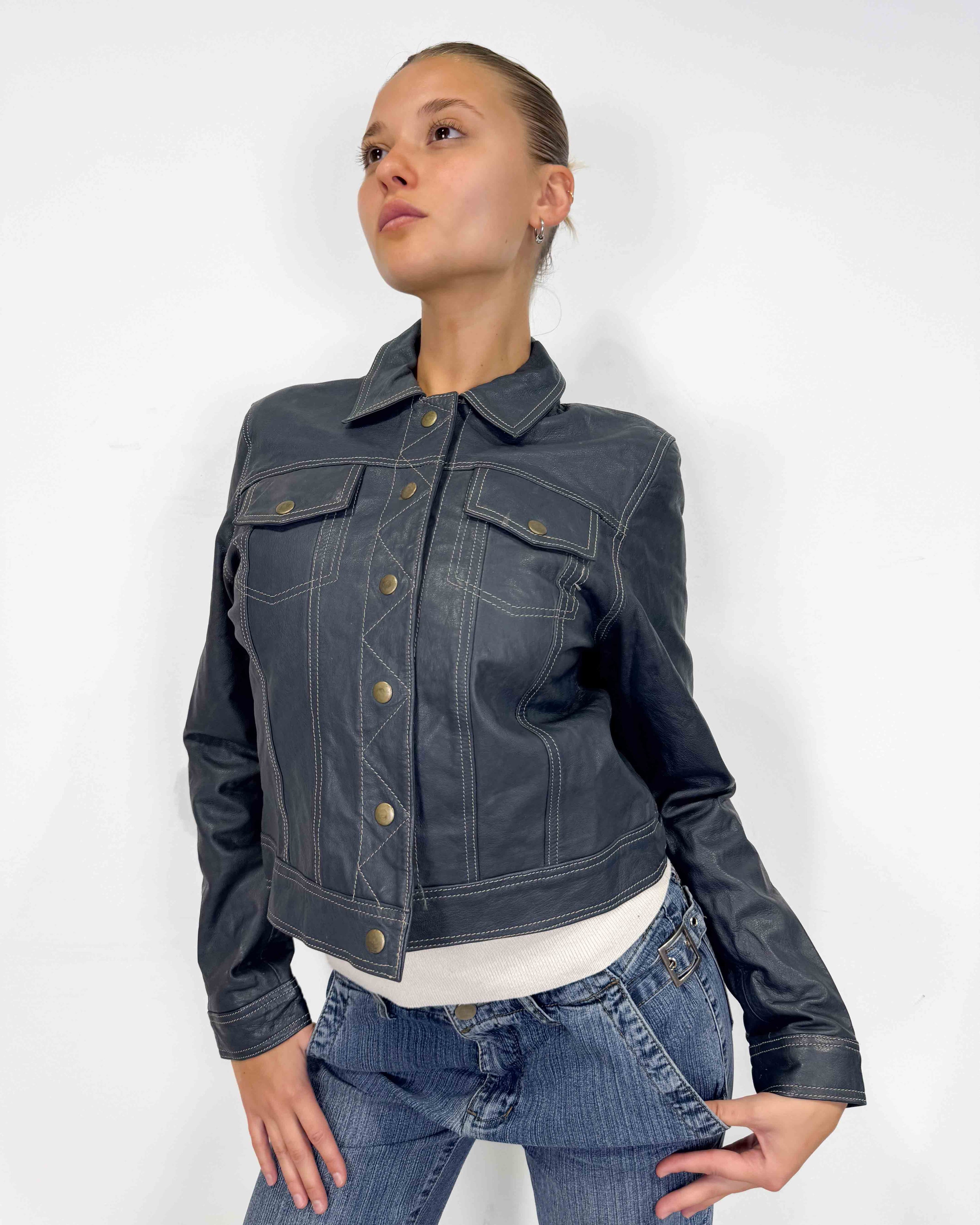 The azucena leather jacket
