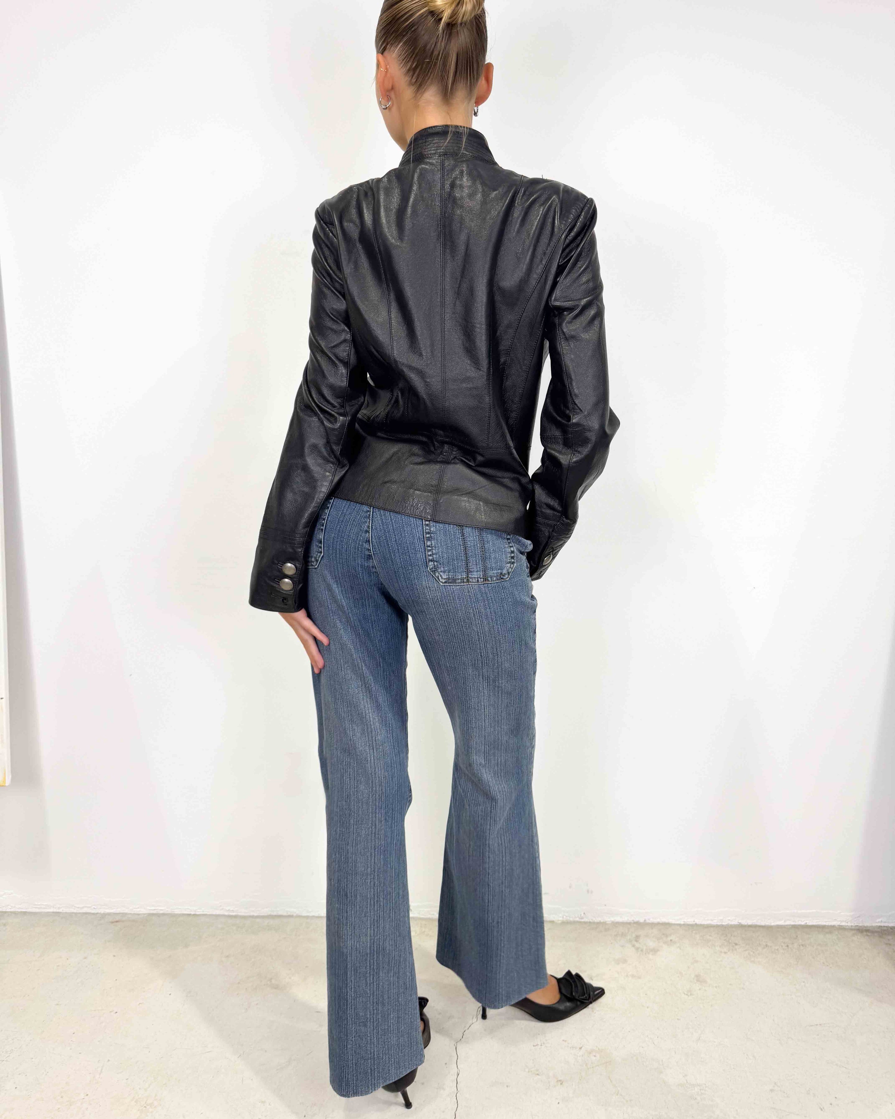 The portia leather jacket