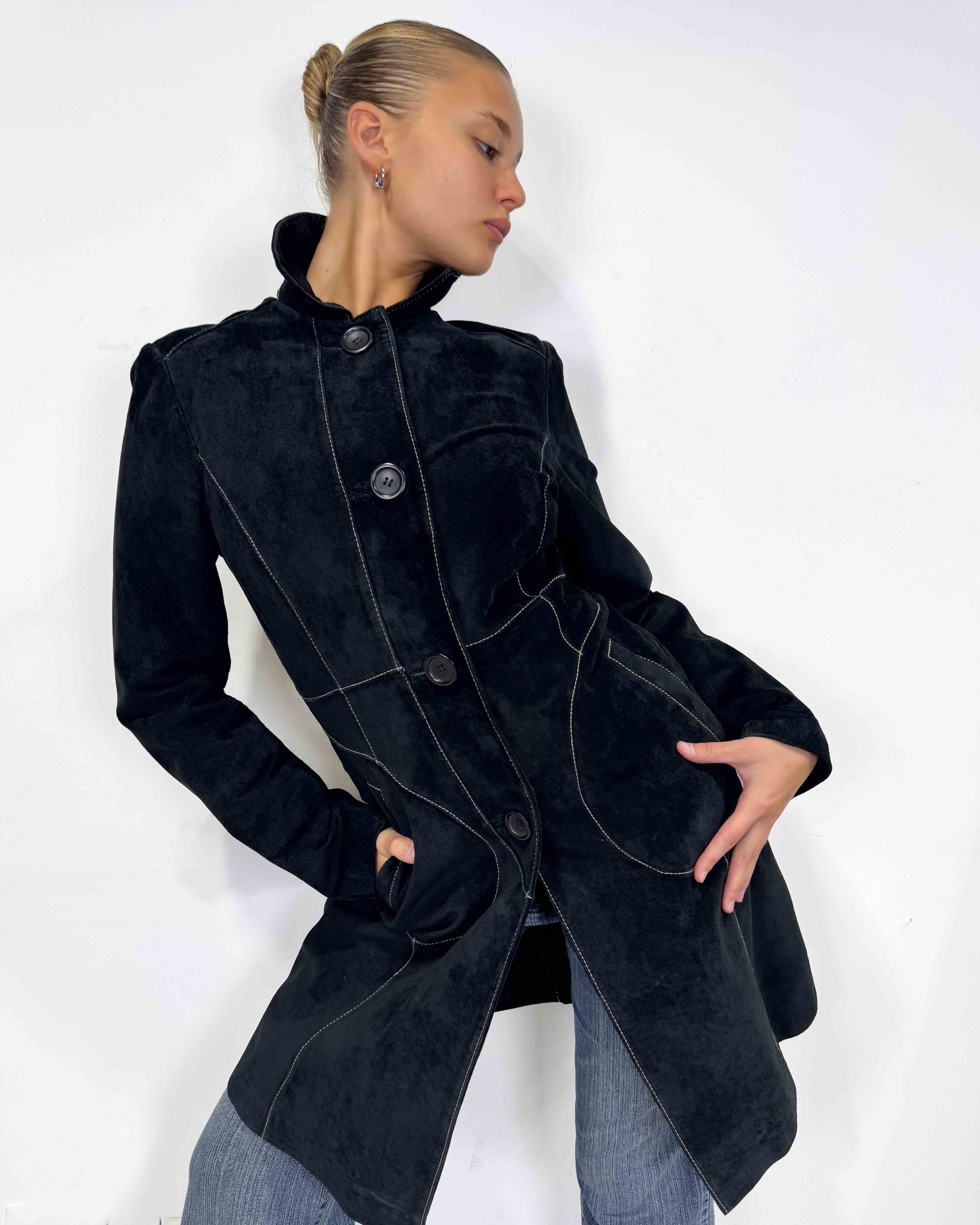The isabelle leather coat
