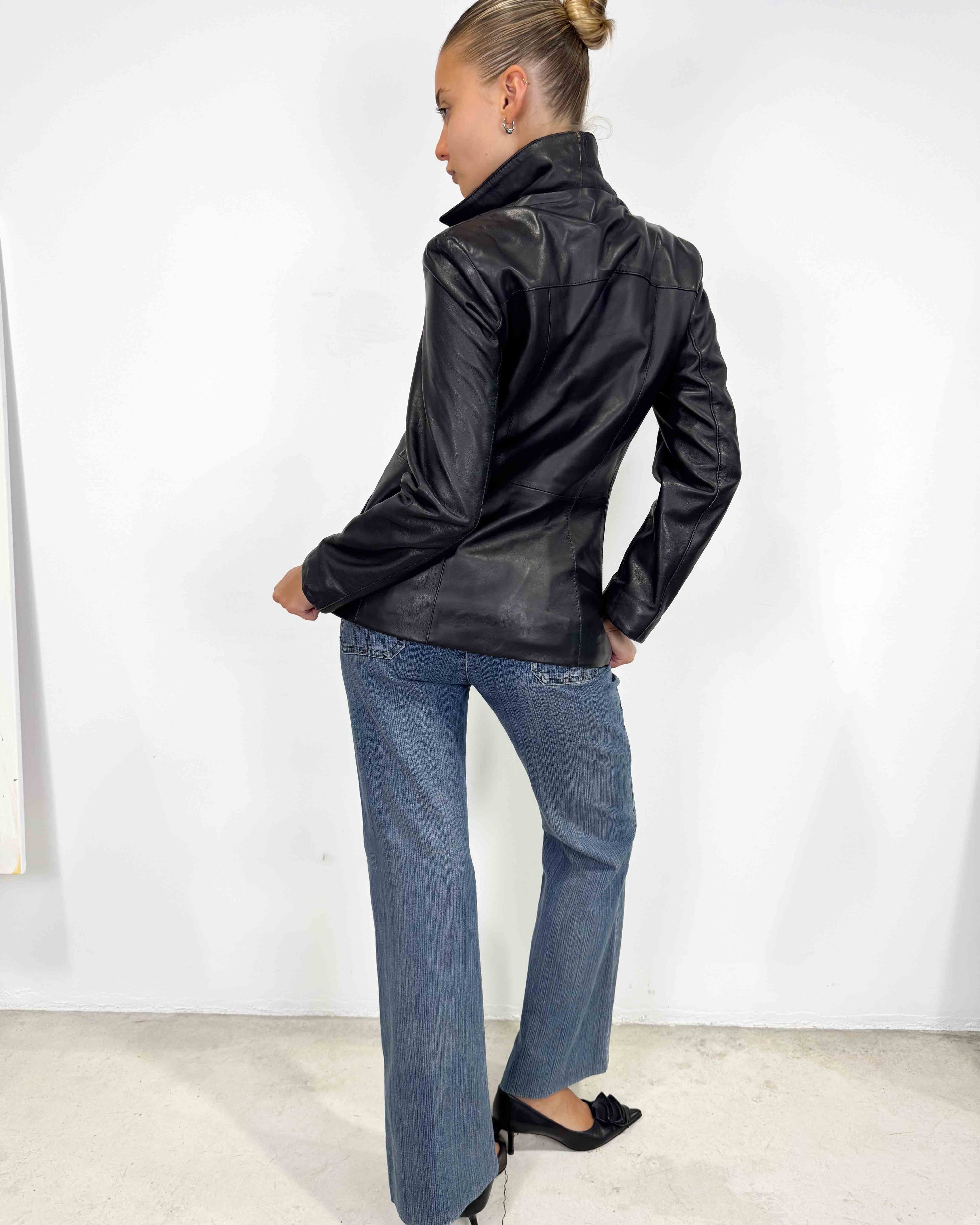 The demi leather jacket
