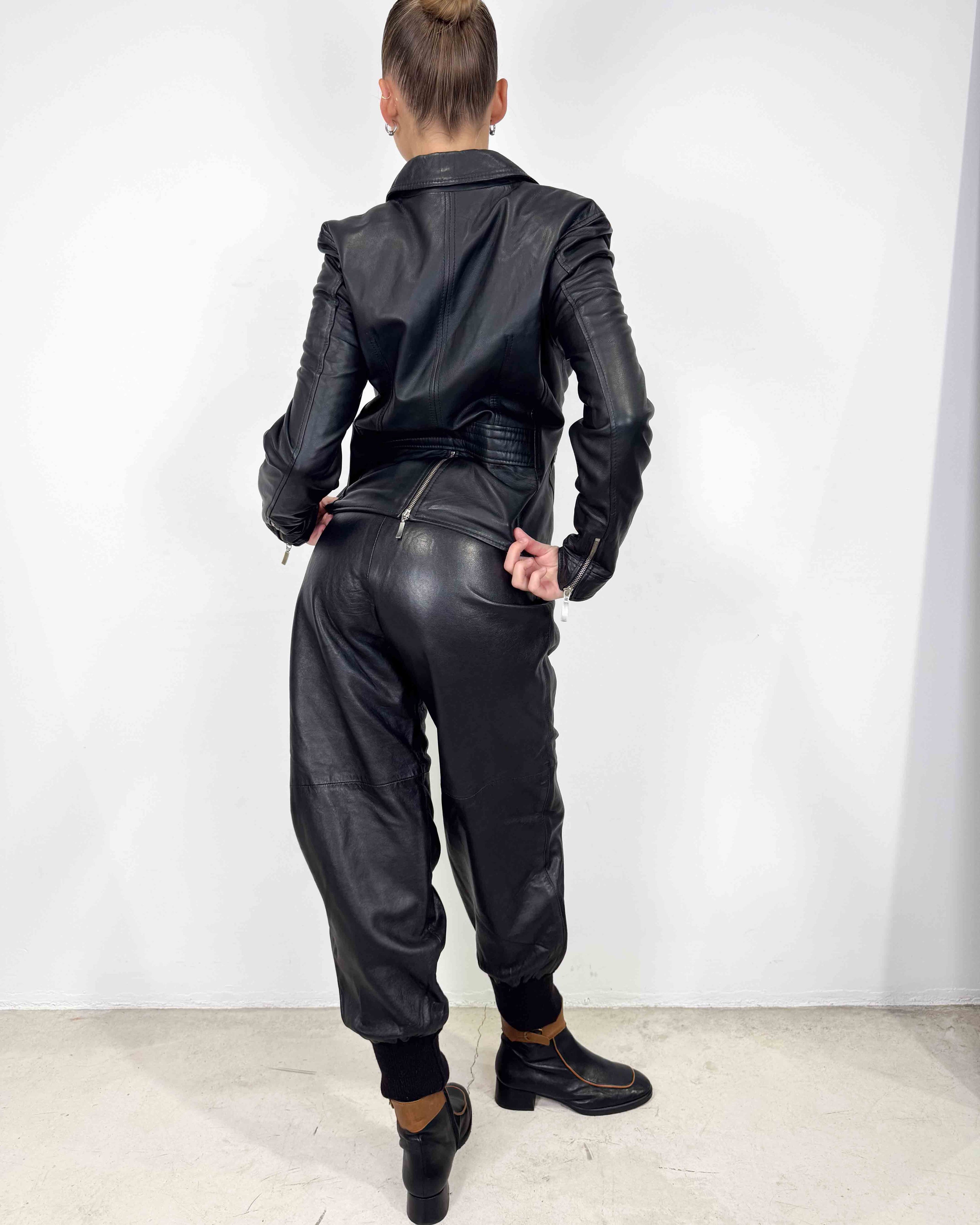 The abbie leather jacket