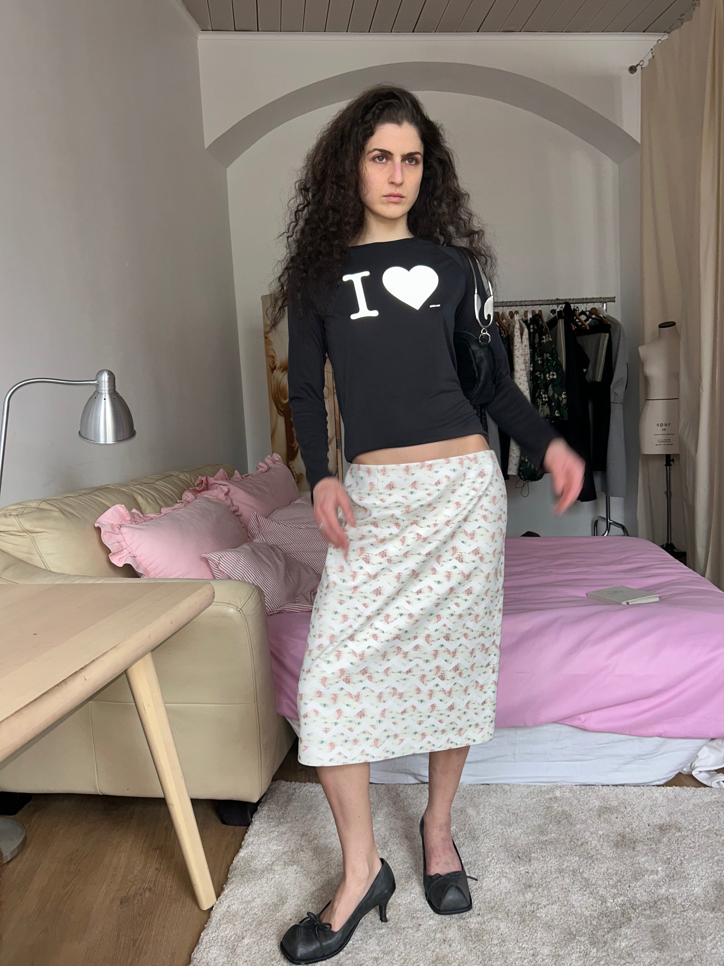 'i love' top