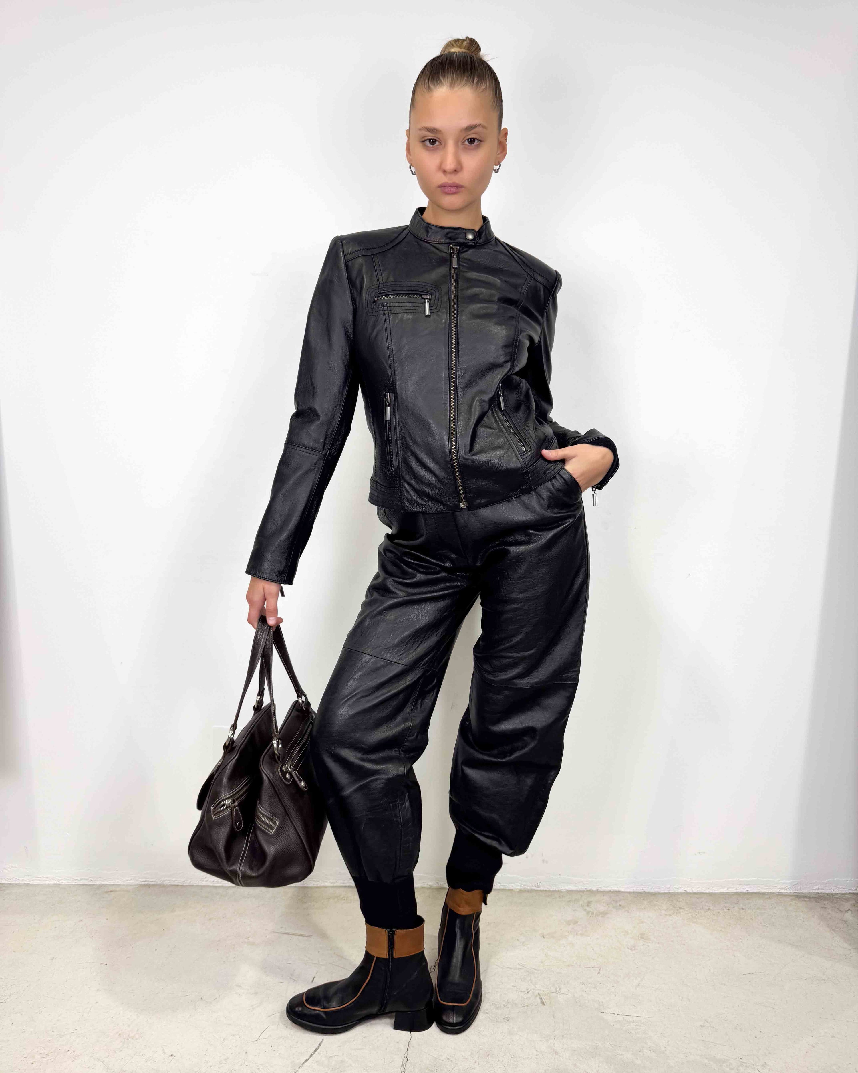 The dameena leather jacket