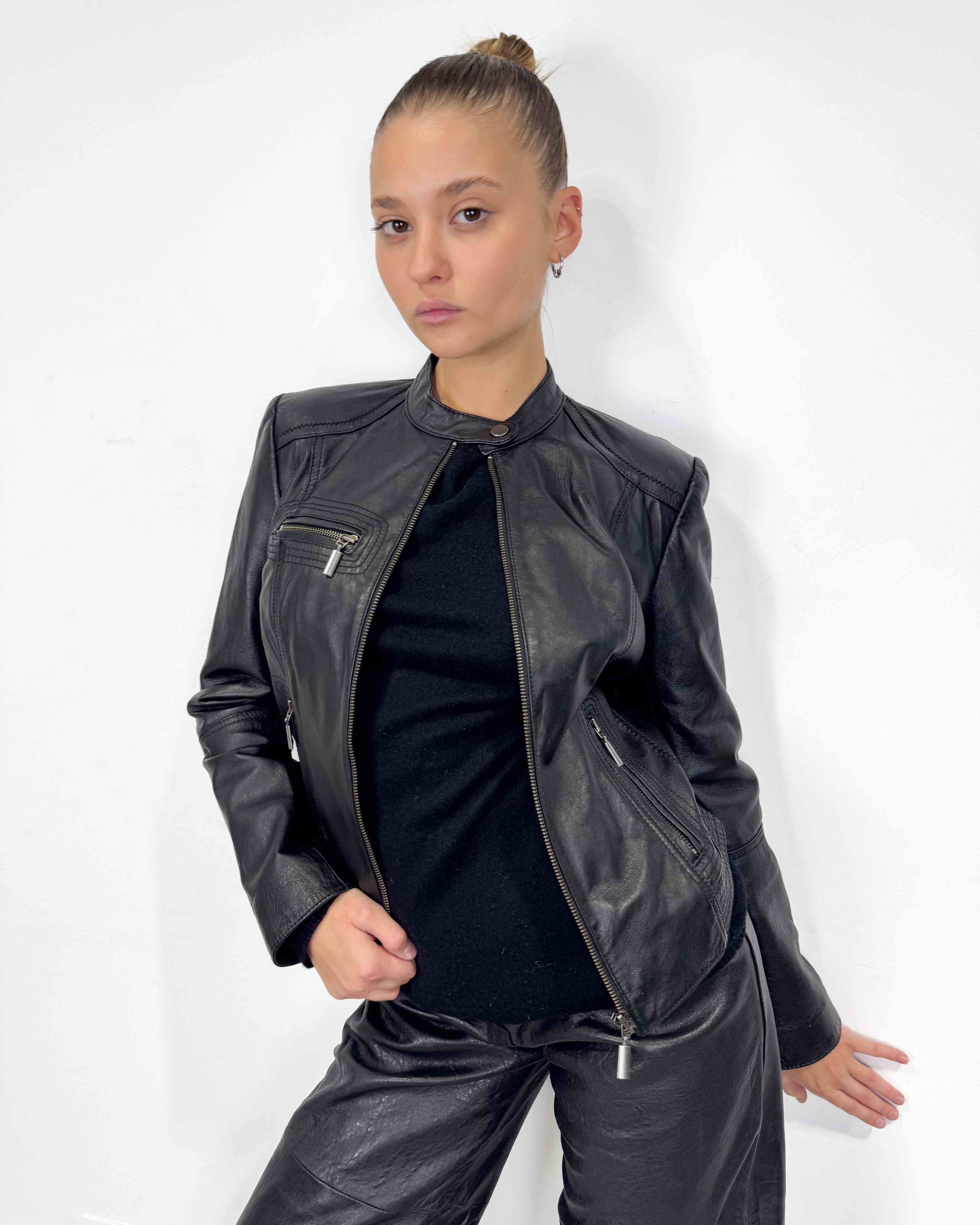 The dameena leather jacket