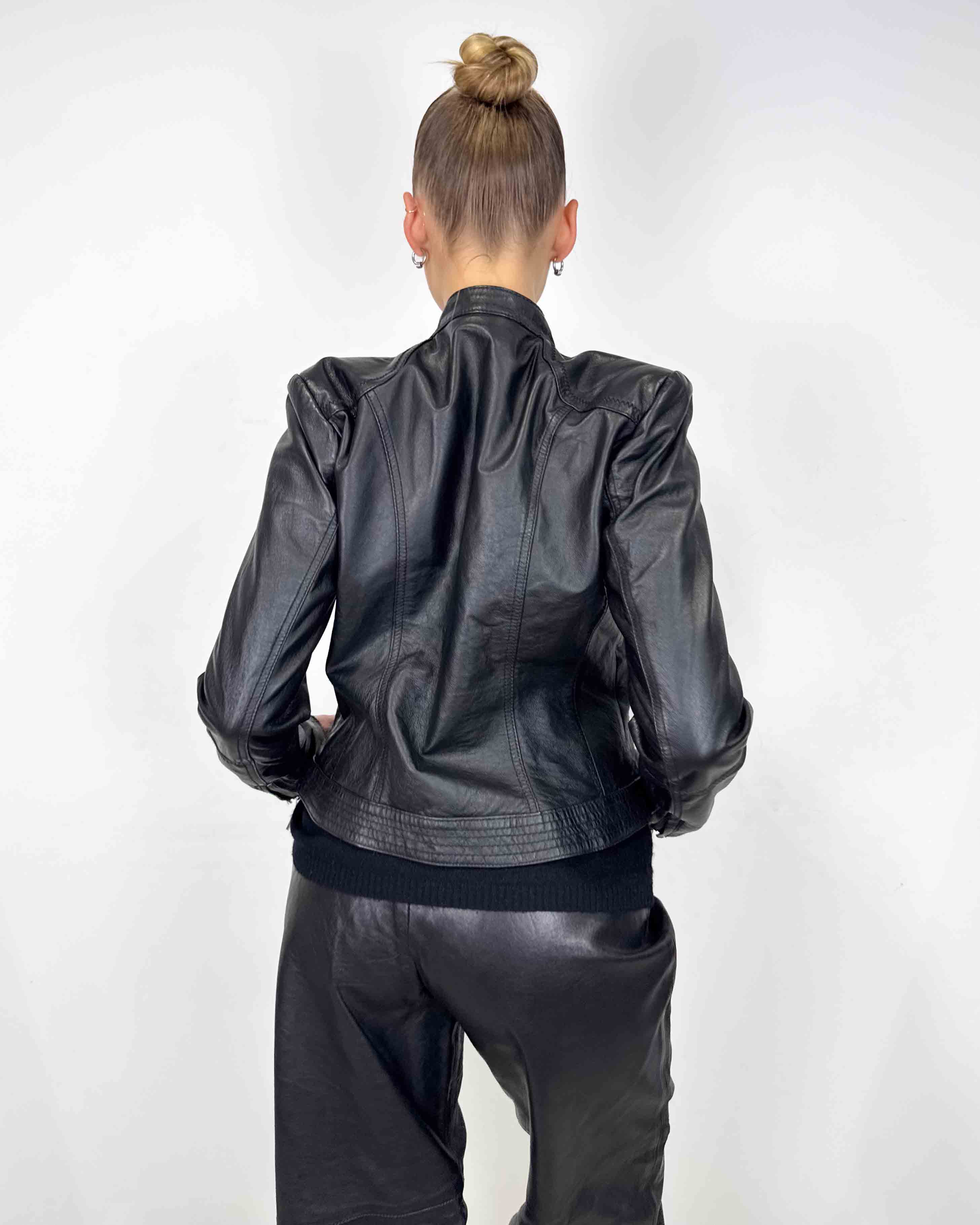 The agnes leather jacket