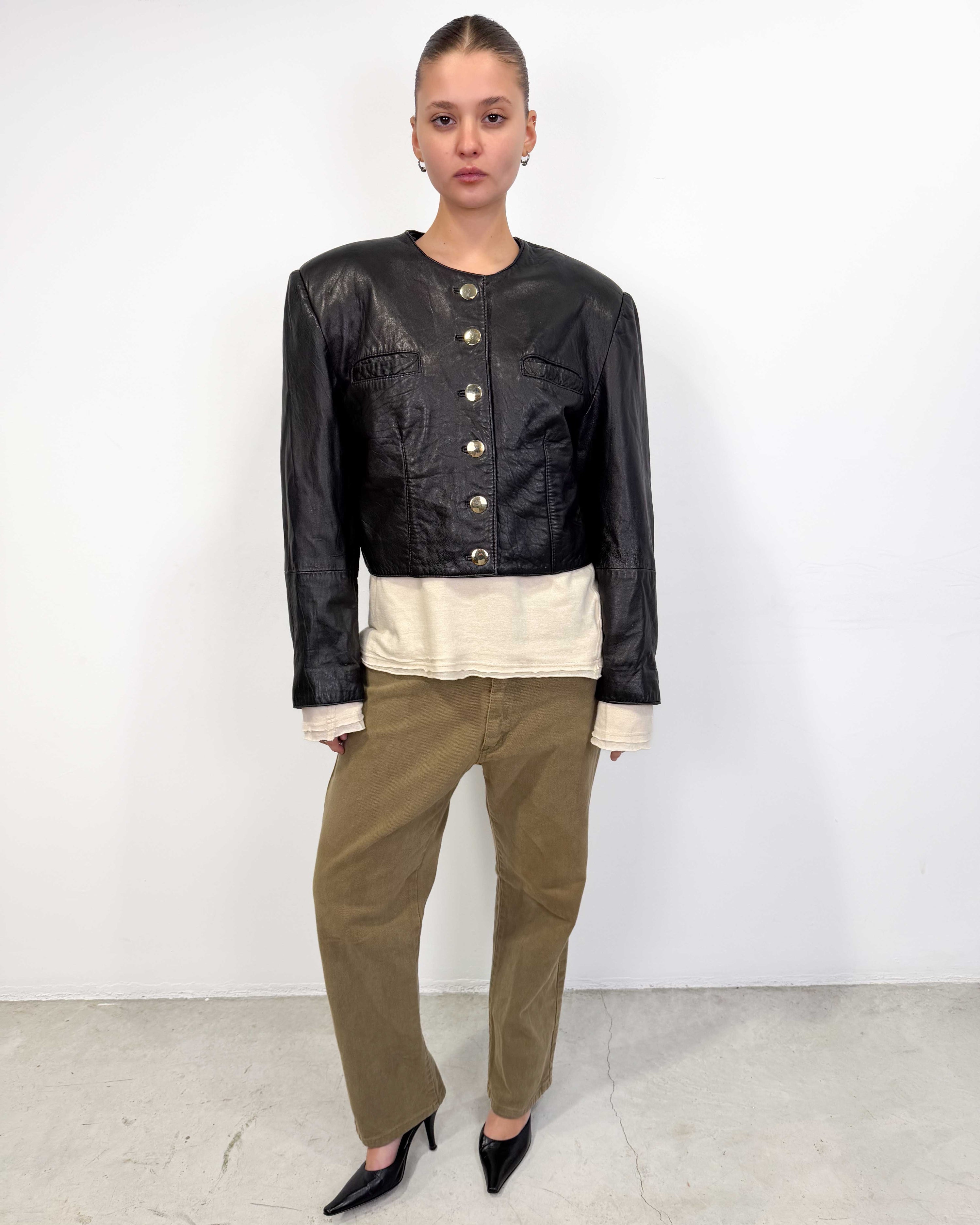 The siomara leather jacket