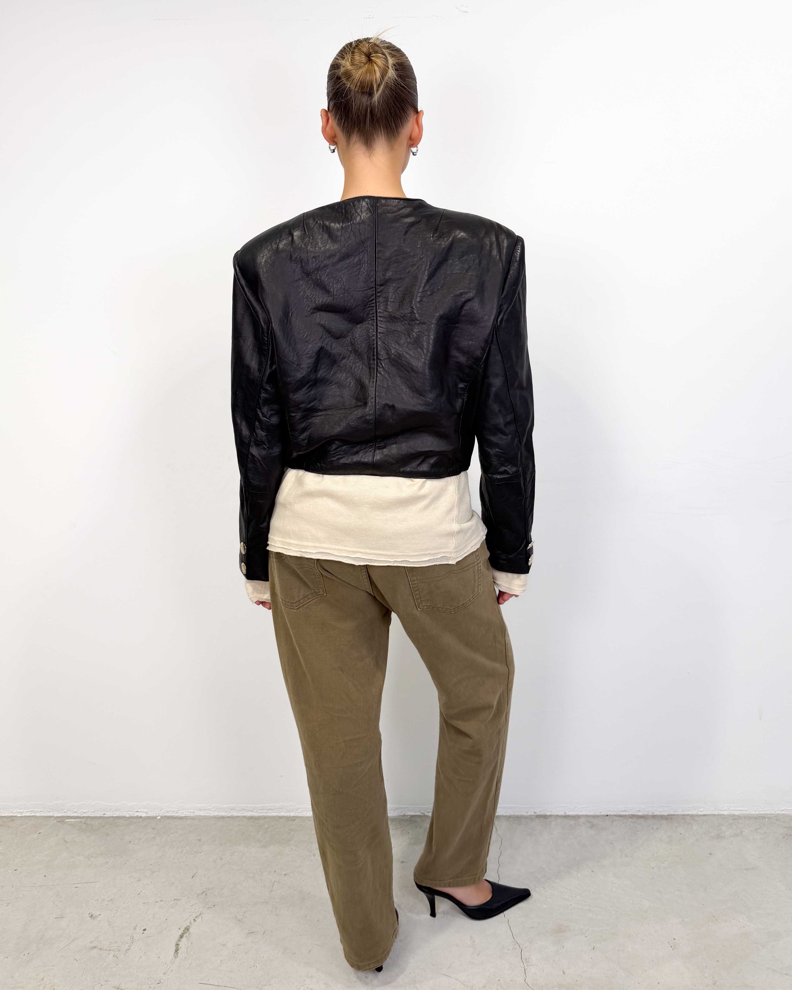 The siomara leather jacket