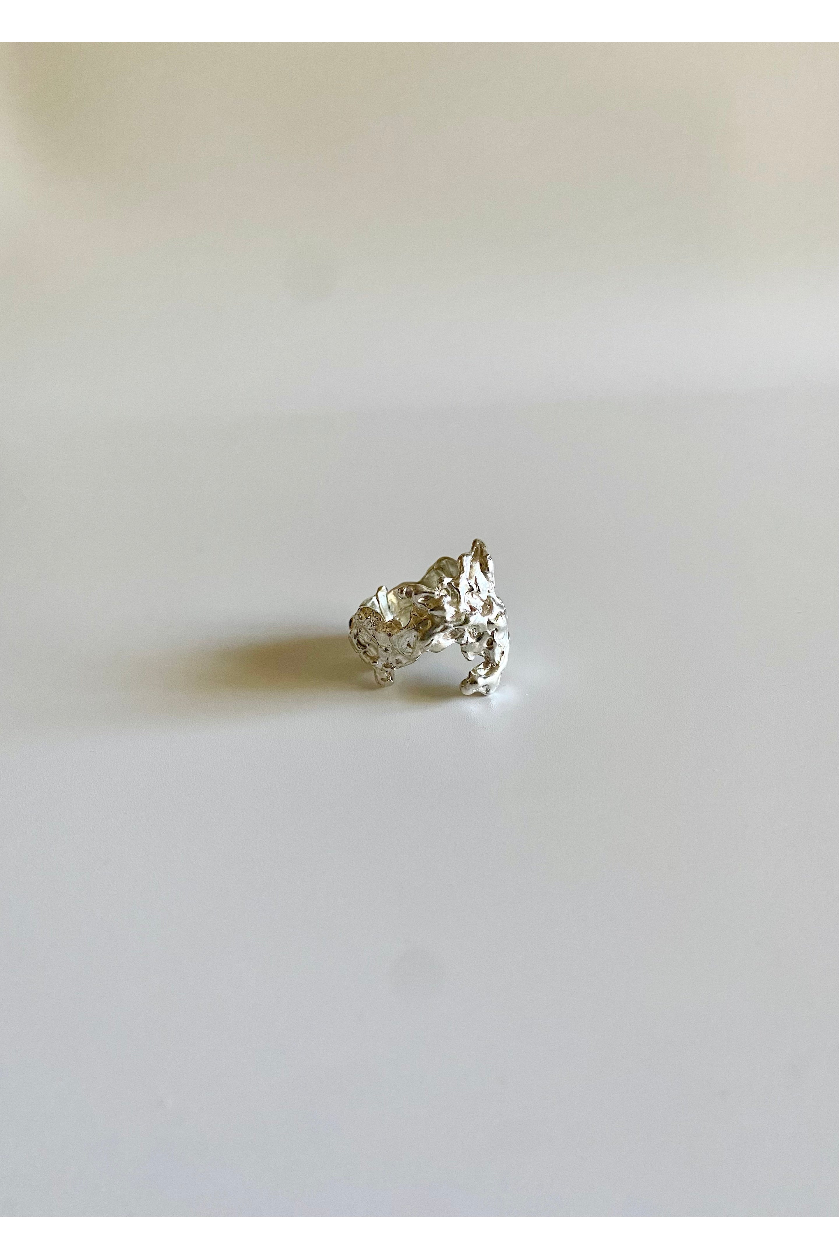 Visceral ring - silver