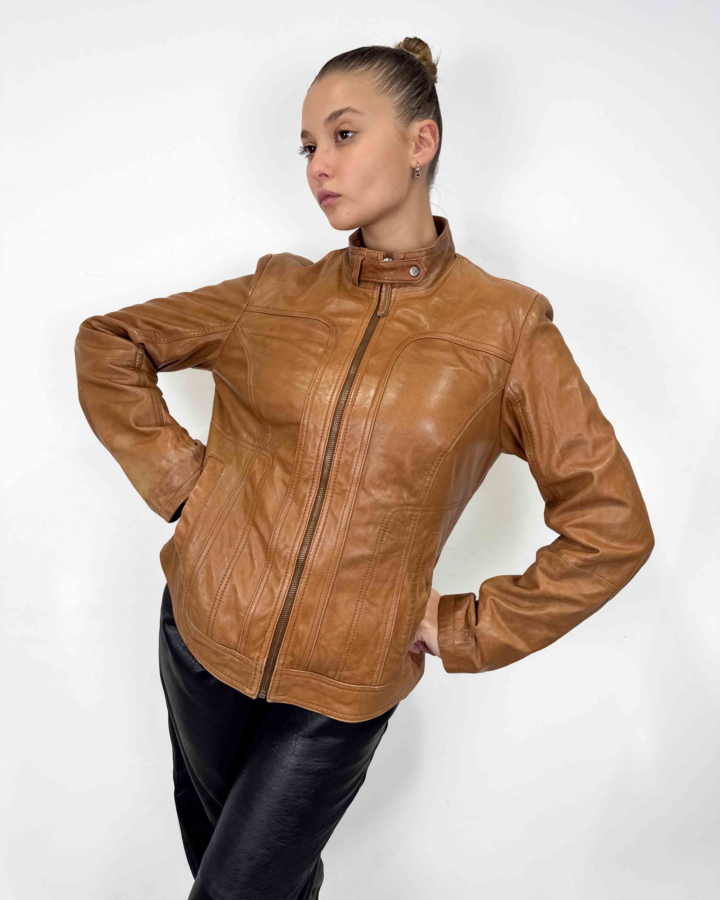 The gabrielle leather jacket