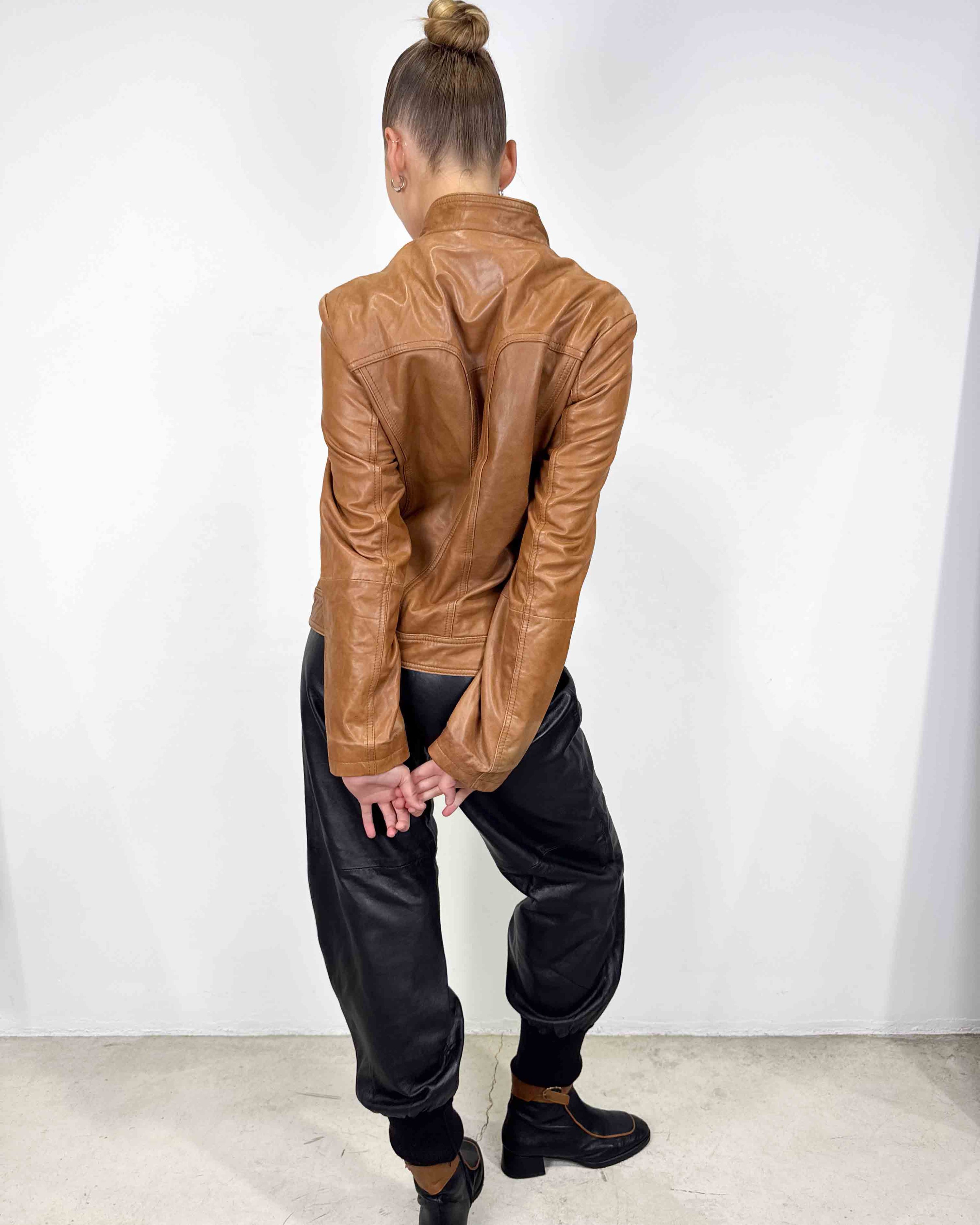 The gabrielle leather jacket