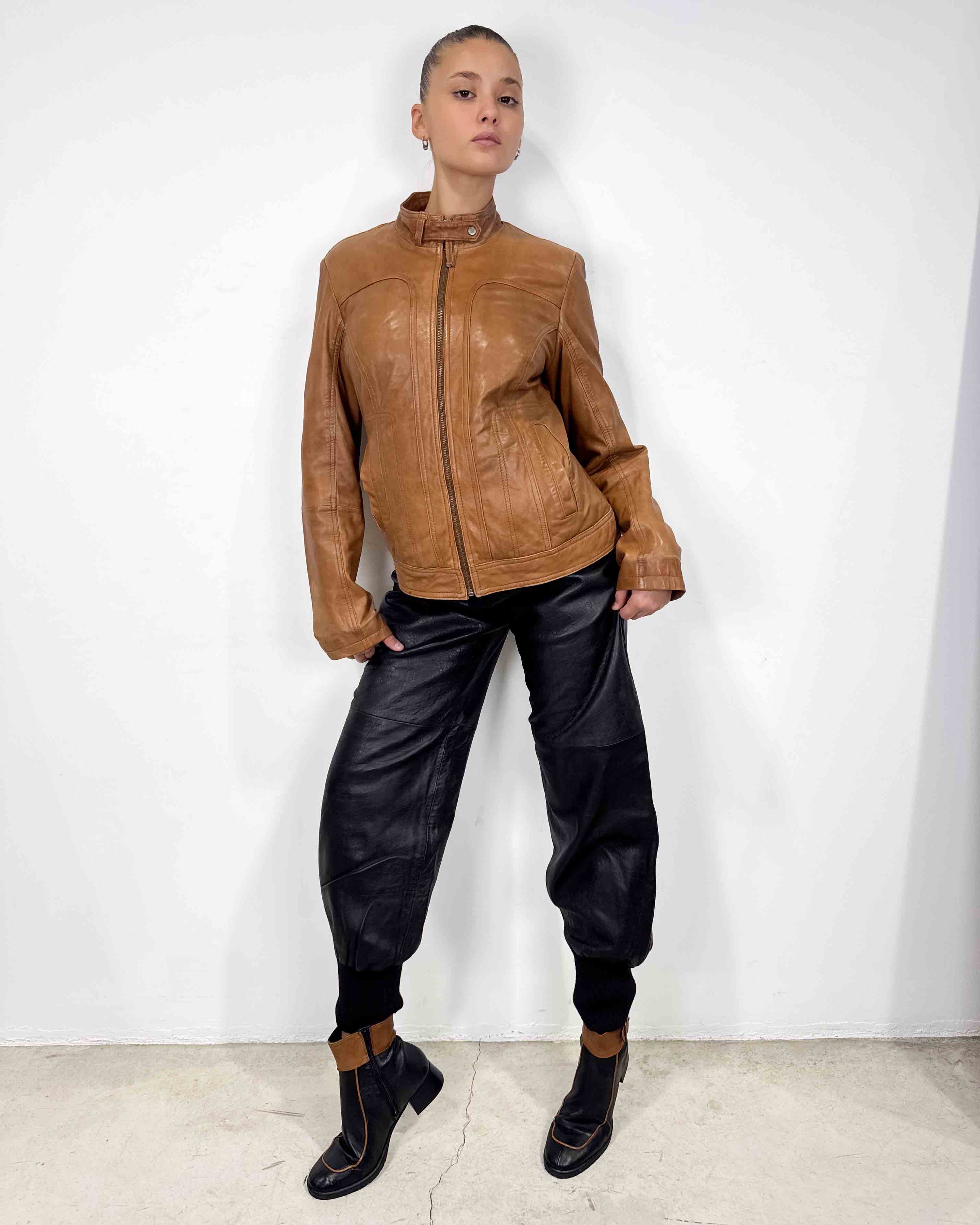 The gabrielle leather jacket