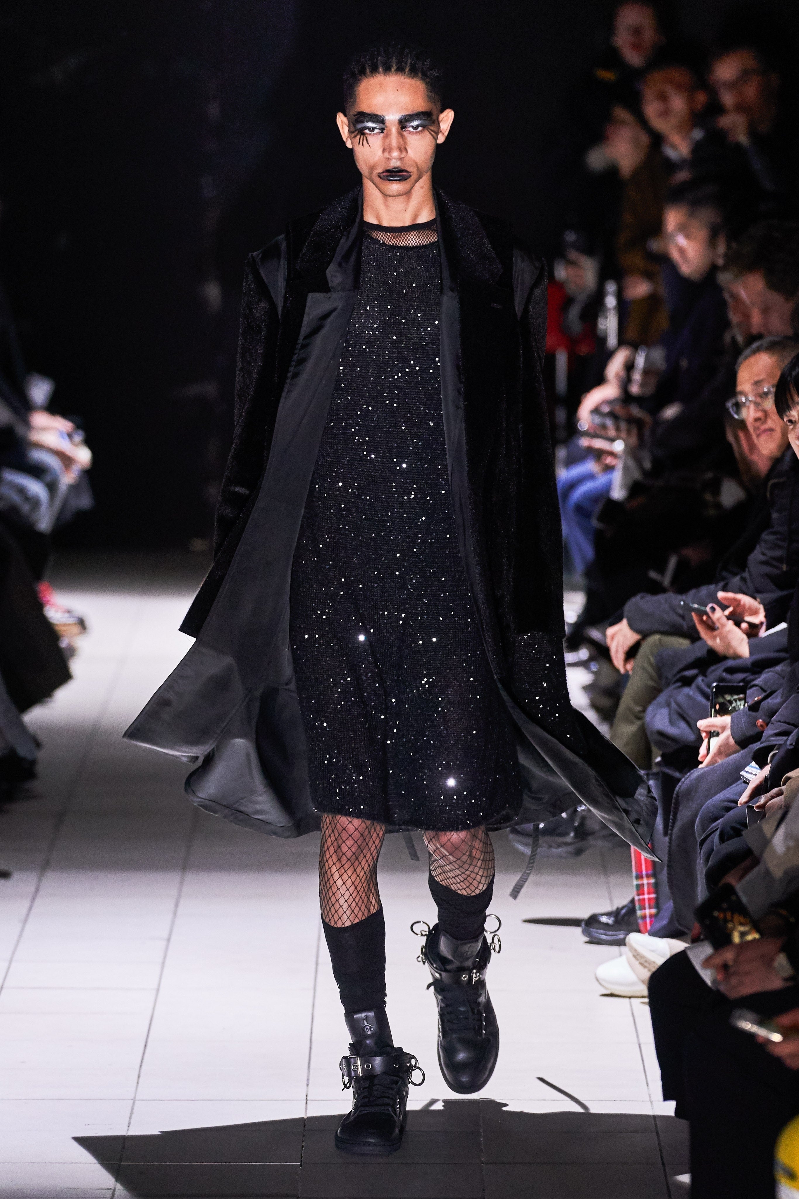 Comme des garçons homme plus a/w 2019 deconstructed coat