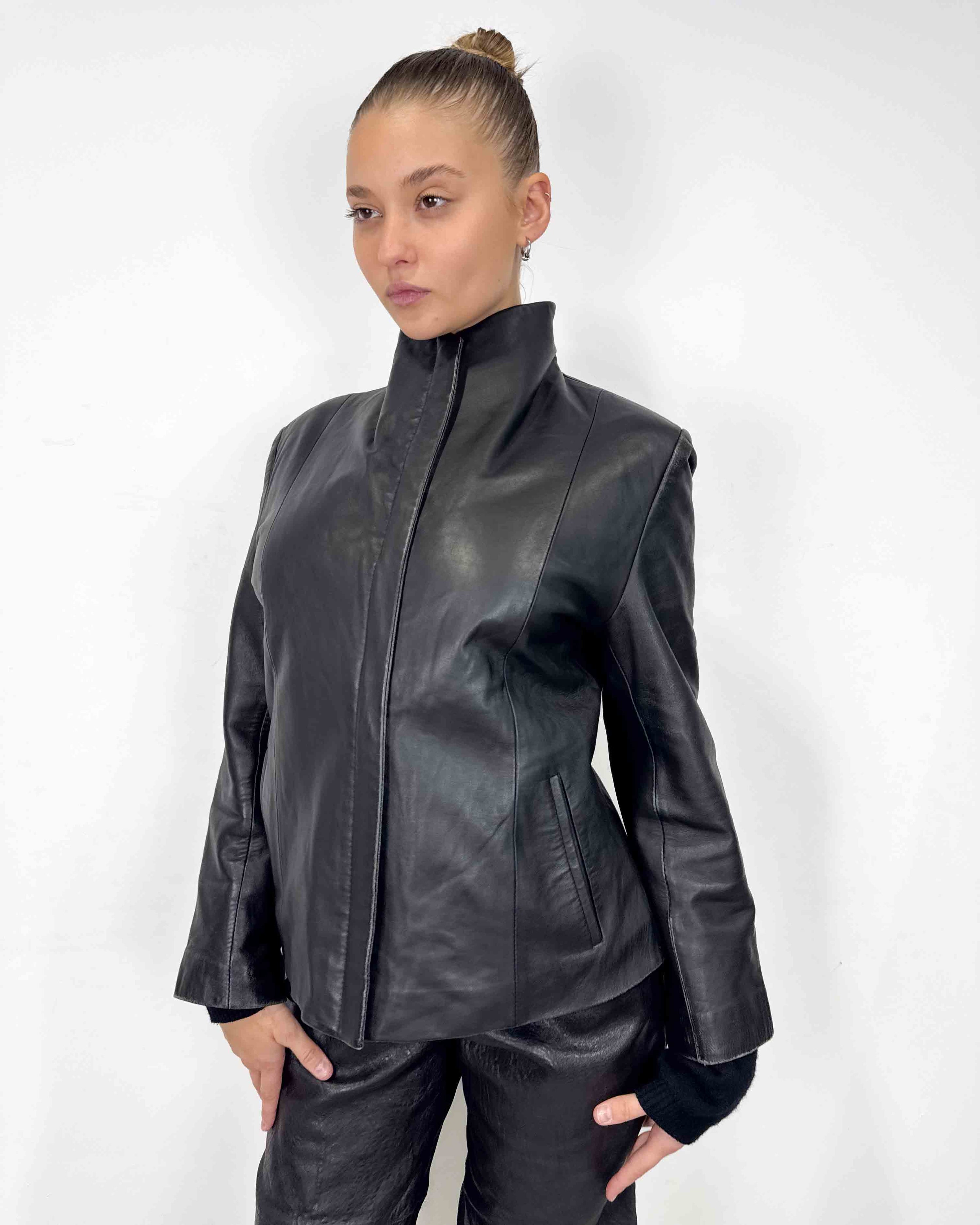 The irma leather jacket