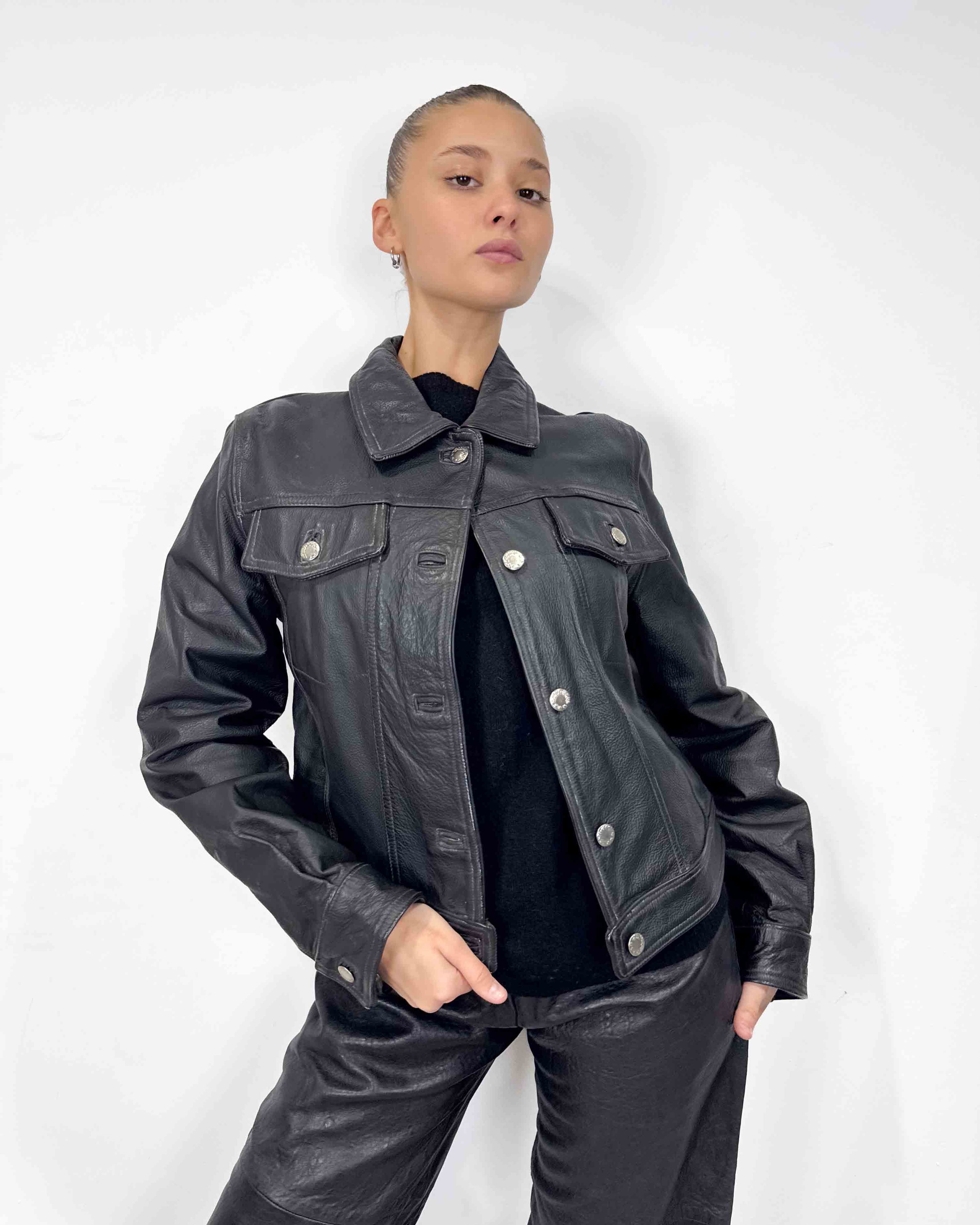 The noreen leather jacket