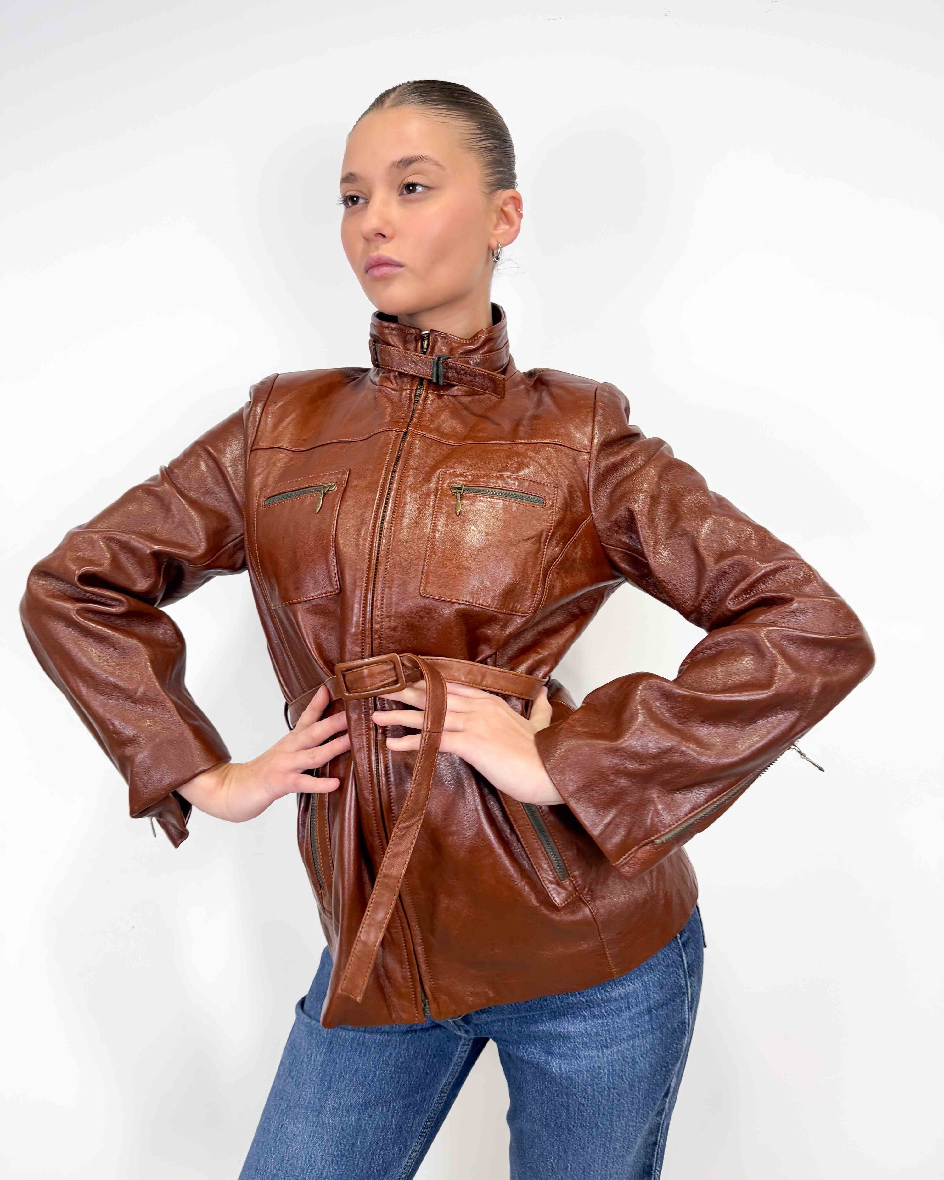The nazaret leather jacket