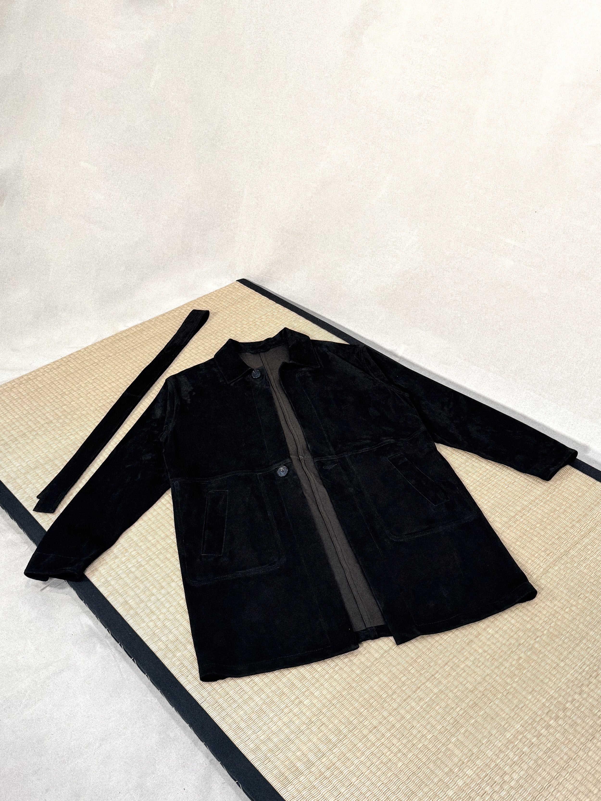 Suede coat